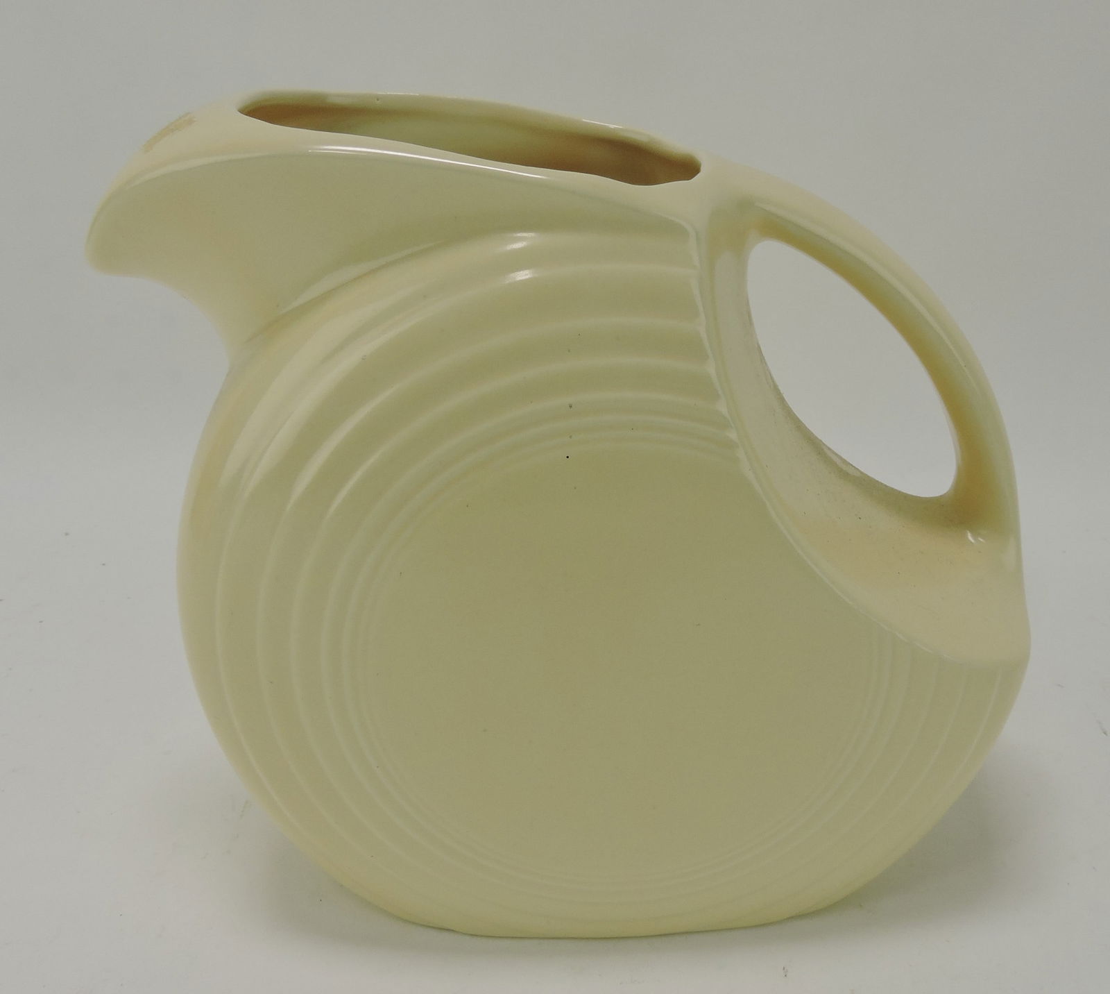 Fiesta disc water pitcher, ivory (1 of 1)