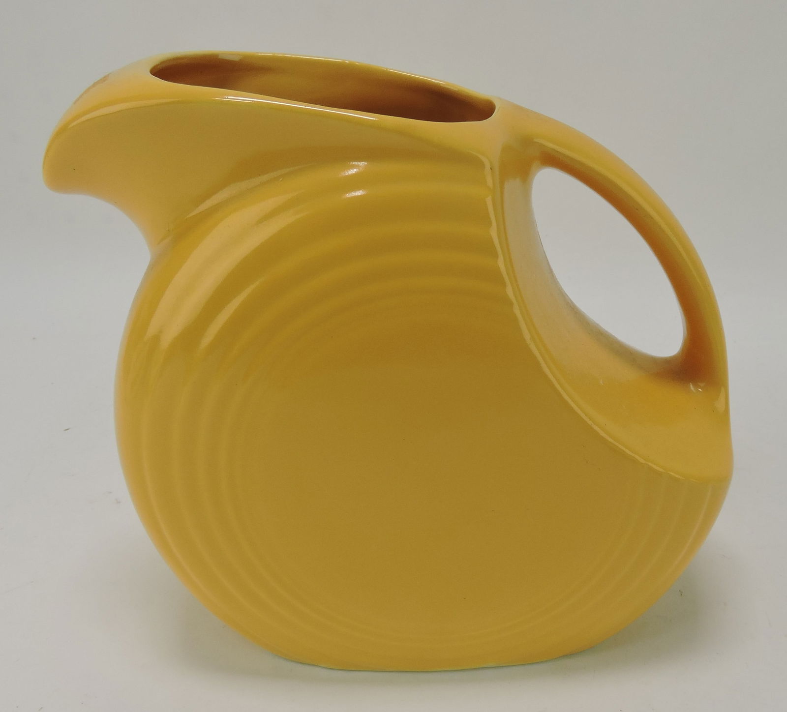 Fiesta disc water pitcher, yellow (1 of 1)