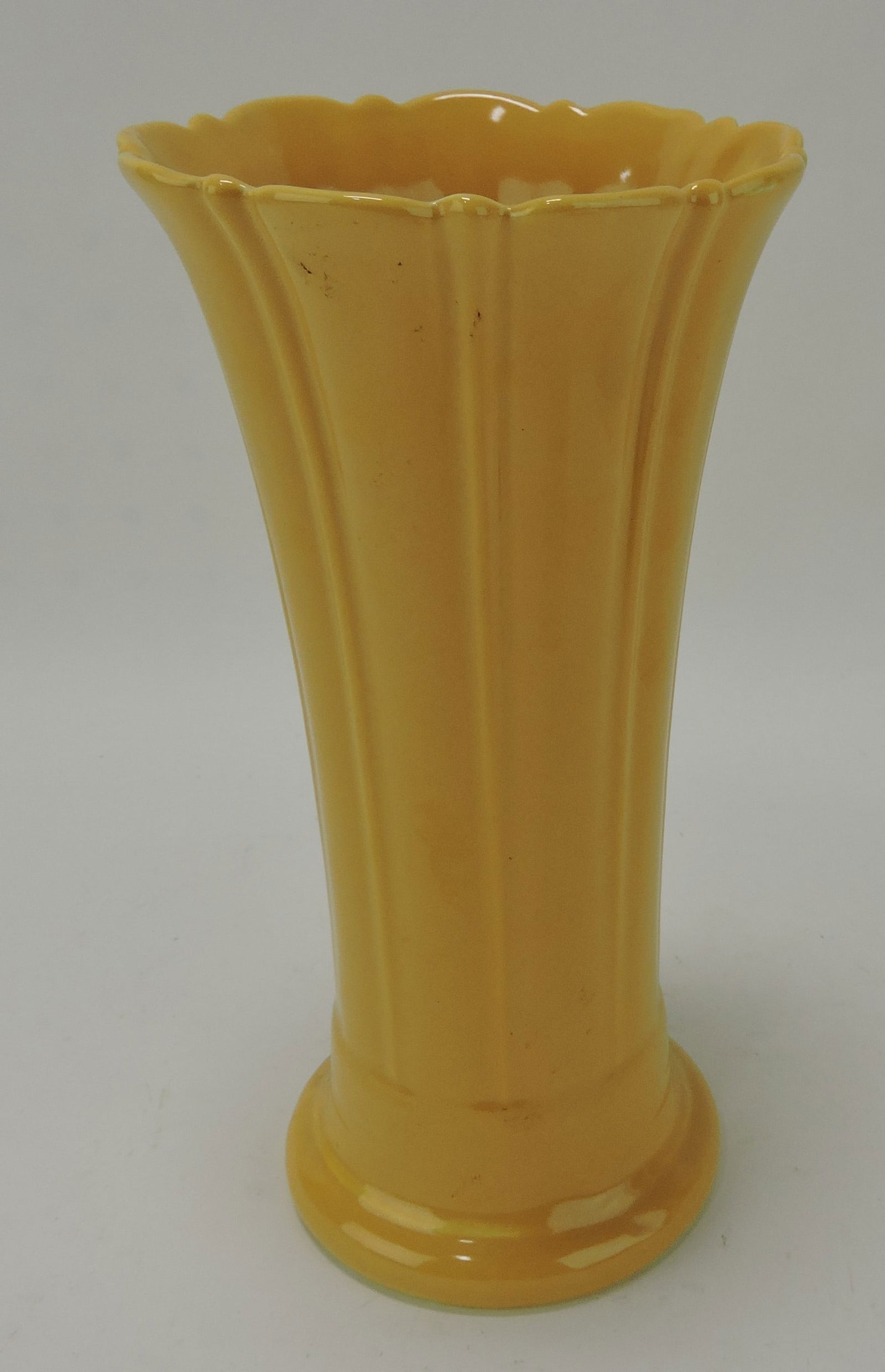 Fiesta 10" flower vase, yellow (1 of 1)
