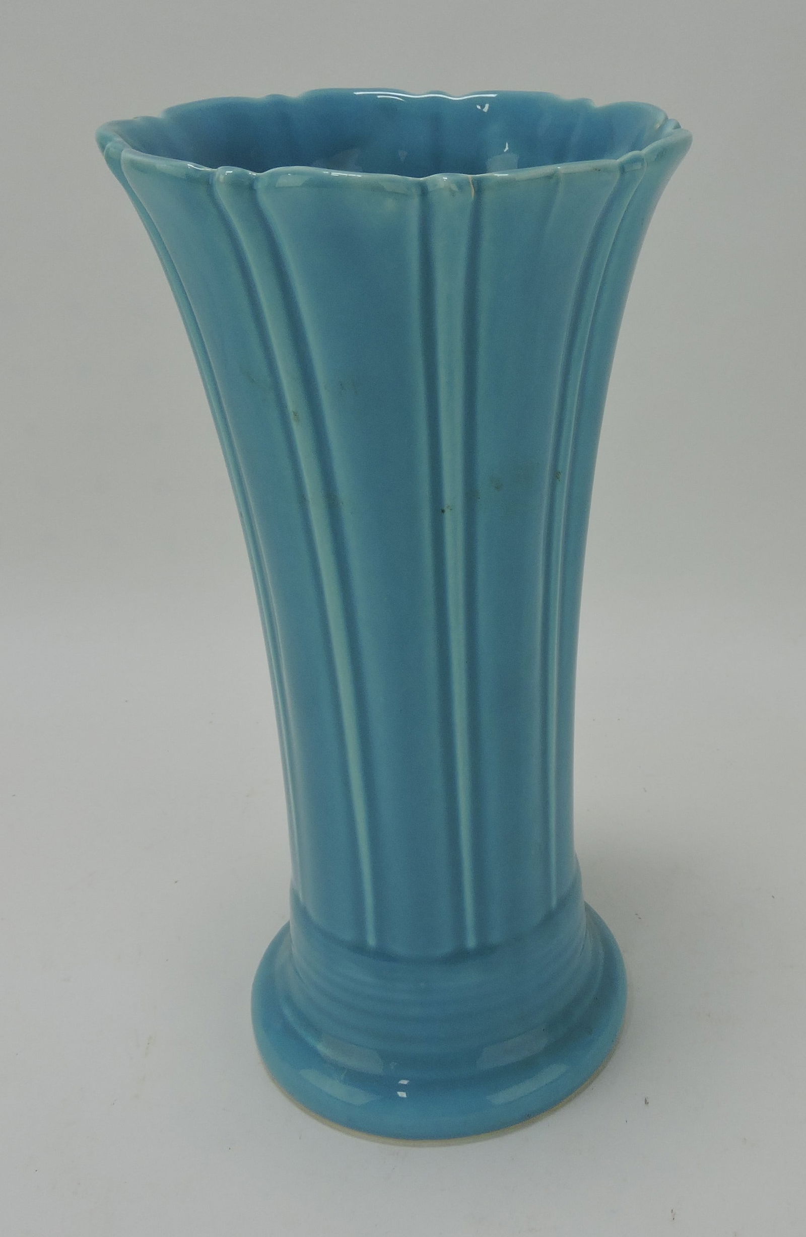 Fiesta 10" flower vase, turquoise, (1 of 1)