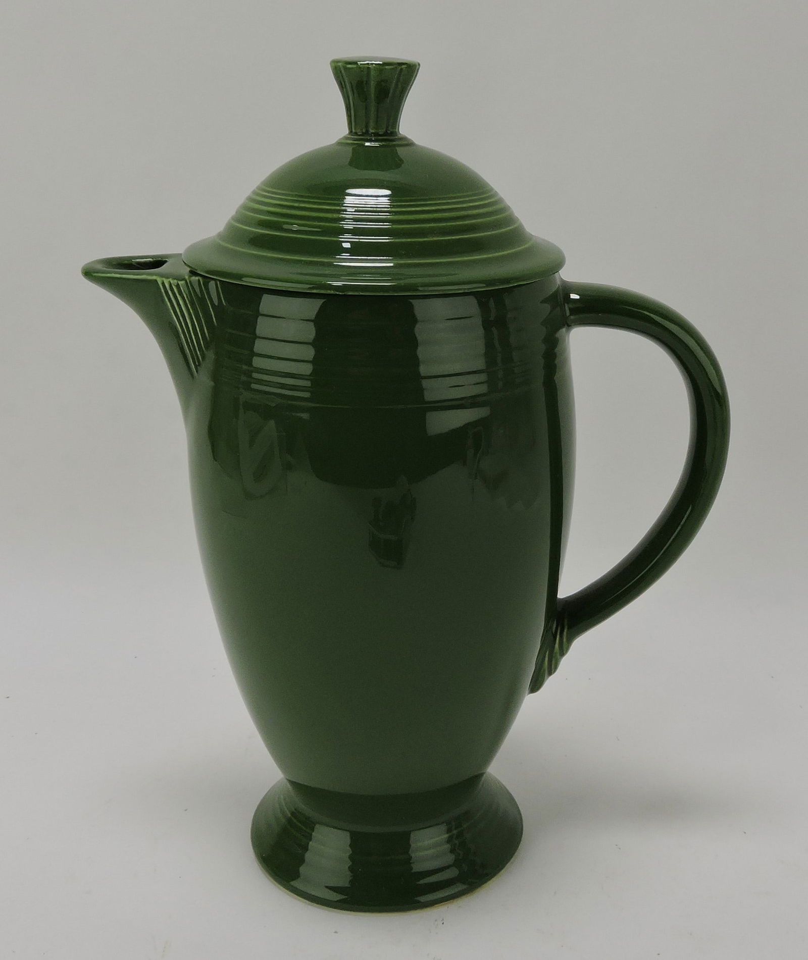 Fiesta coffee pot, dark green (1 of 1)