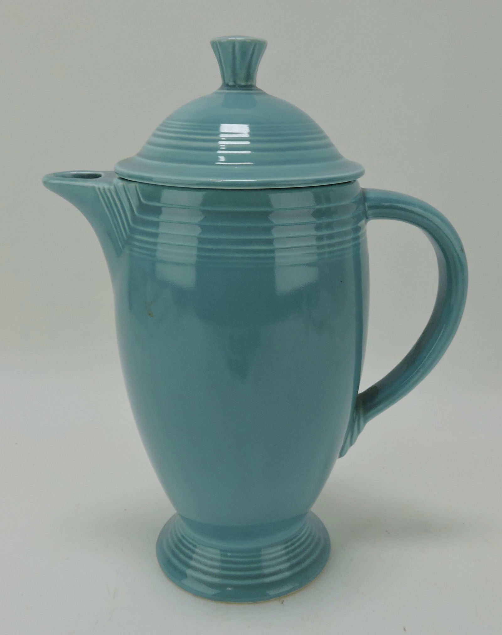 Fiesta coffee pot, turquoise (1 of 1)