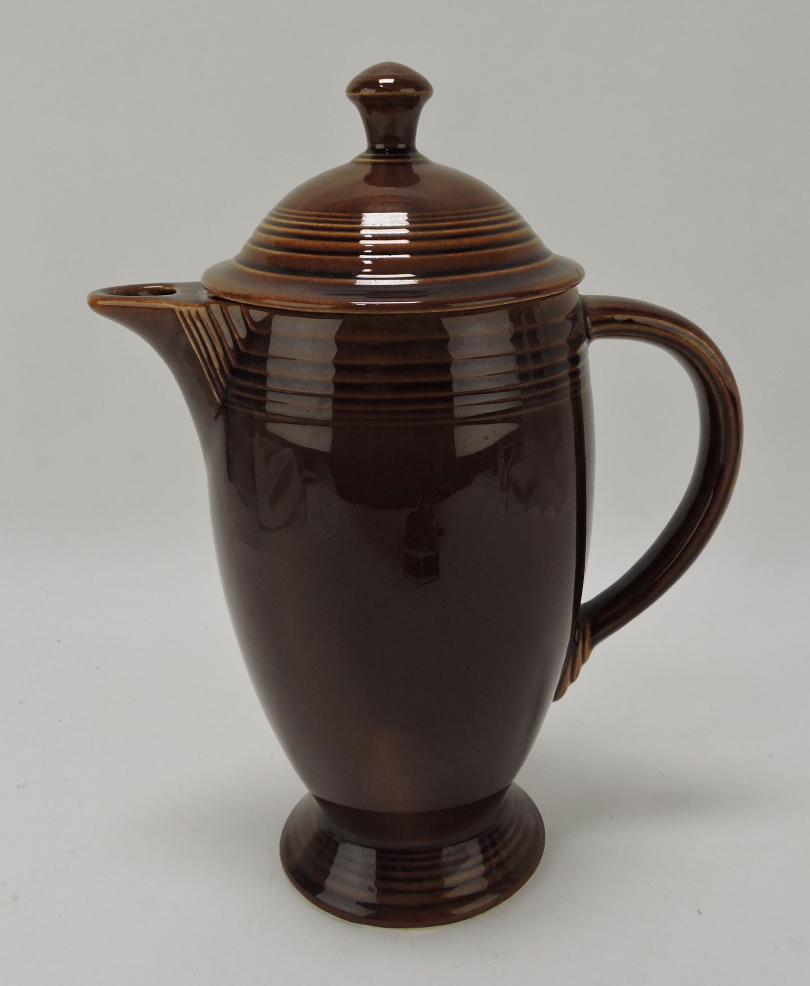 Fiesta coffee pot, Amberstone (1 of 1)