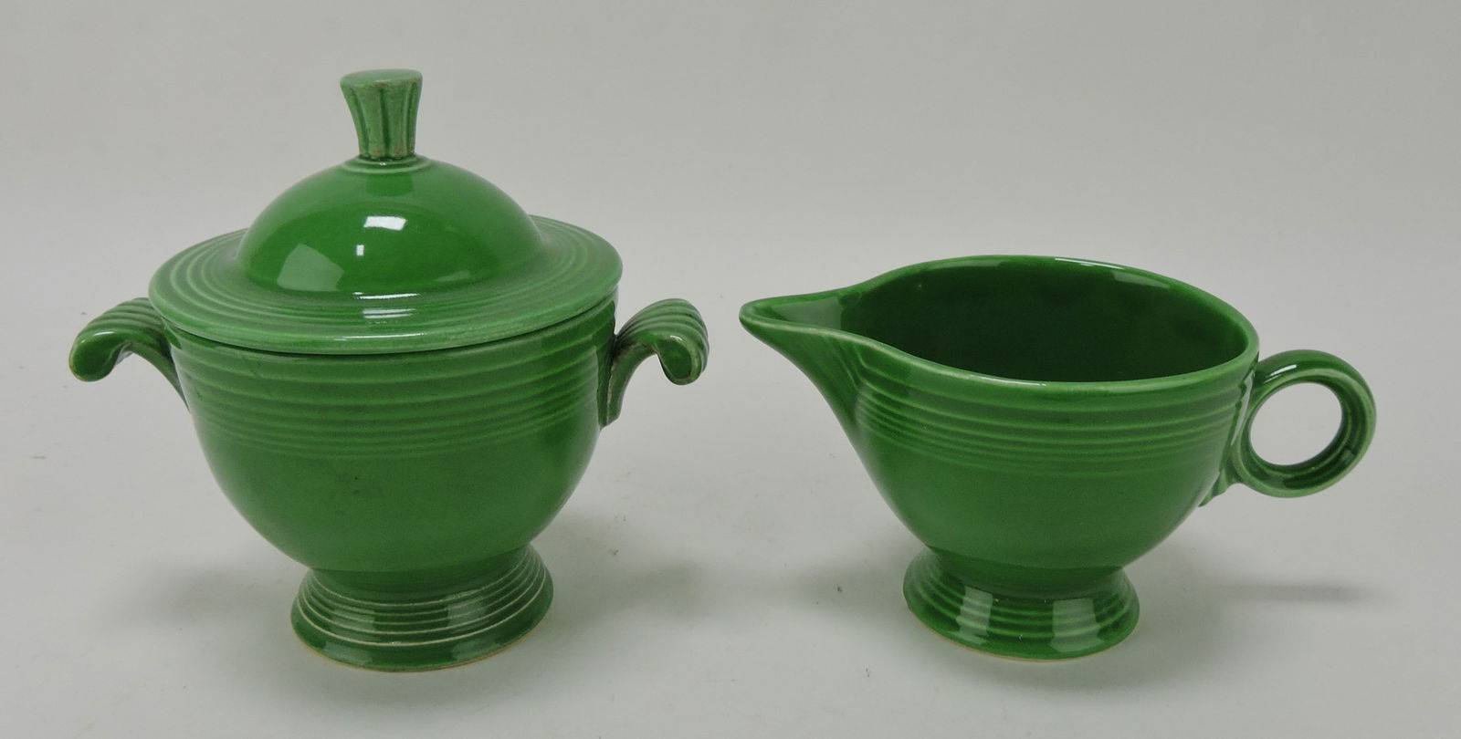 Fiesta cream & sugar, medium green (1 of 1)