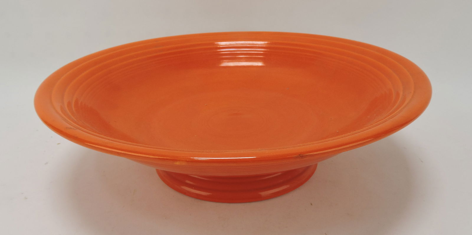 Fiesta 12" fruit comport, red, minor wear (1 of 1)