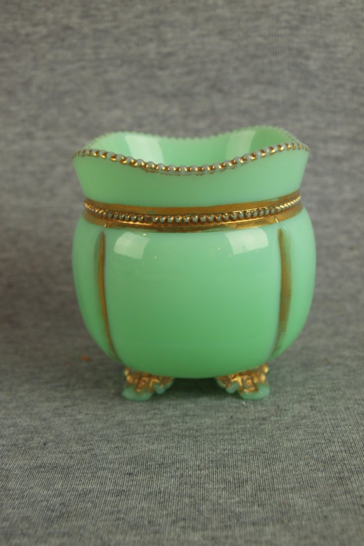 Green custard Georgia Gem spooner: Green custard Georgia Gem spooner