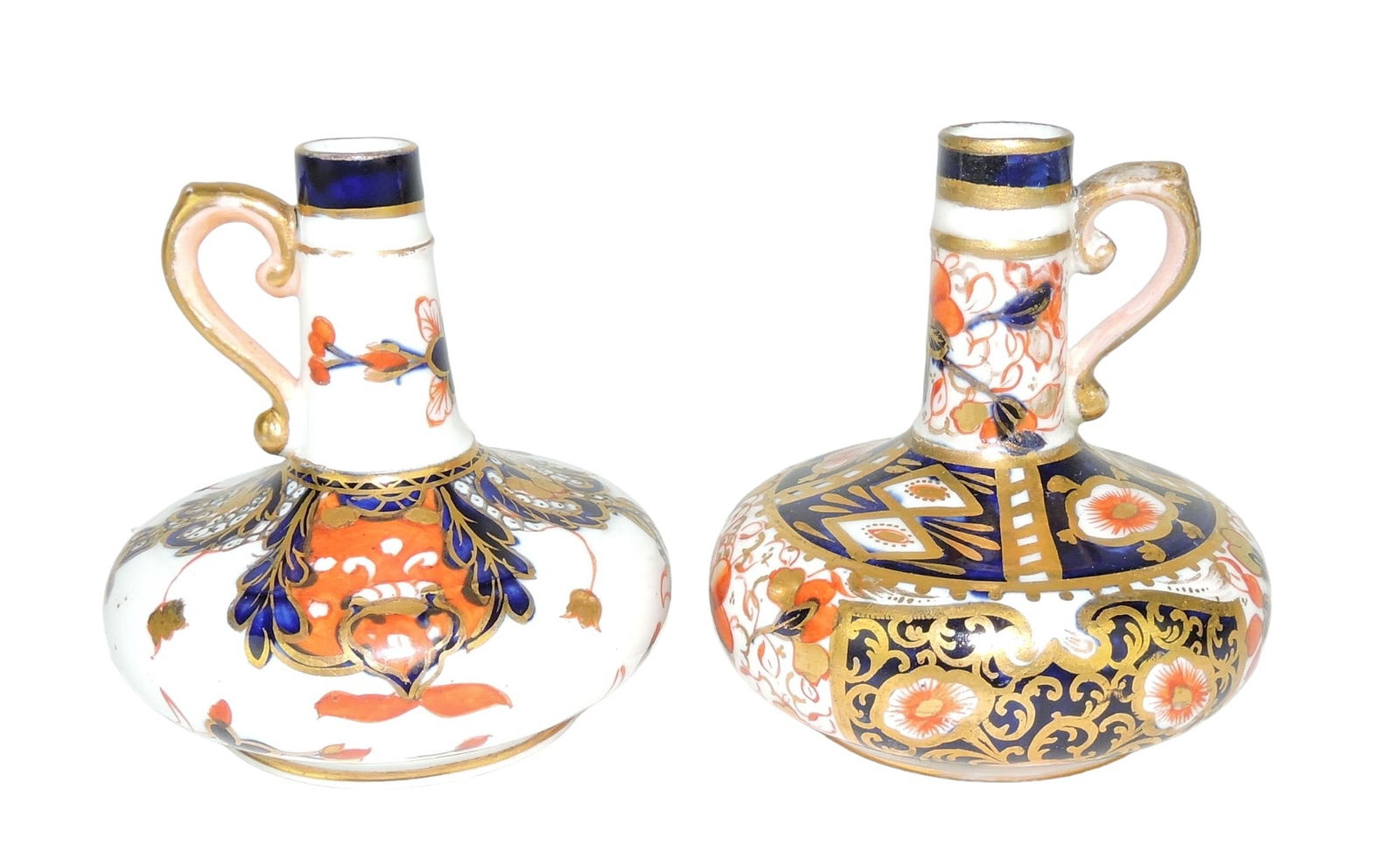 Two Davenport Imari squat pitchers c. 1890, (1 of 3)