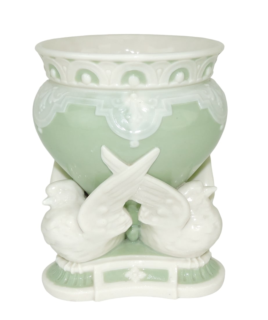 Mintons Porcelain Vase c.1875, (1 of 3)