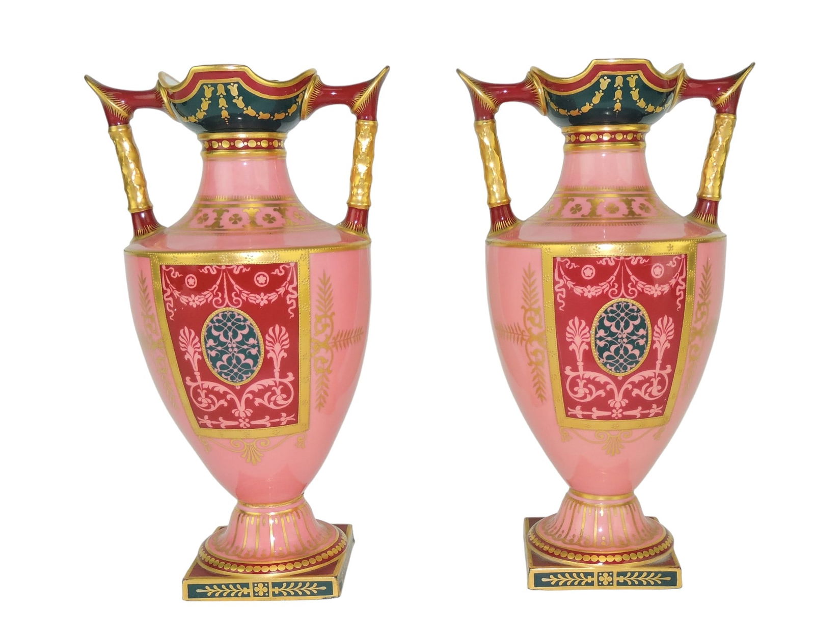 Rare Pair of Royal Crown Derby (1 of 3)