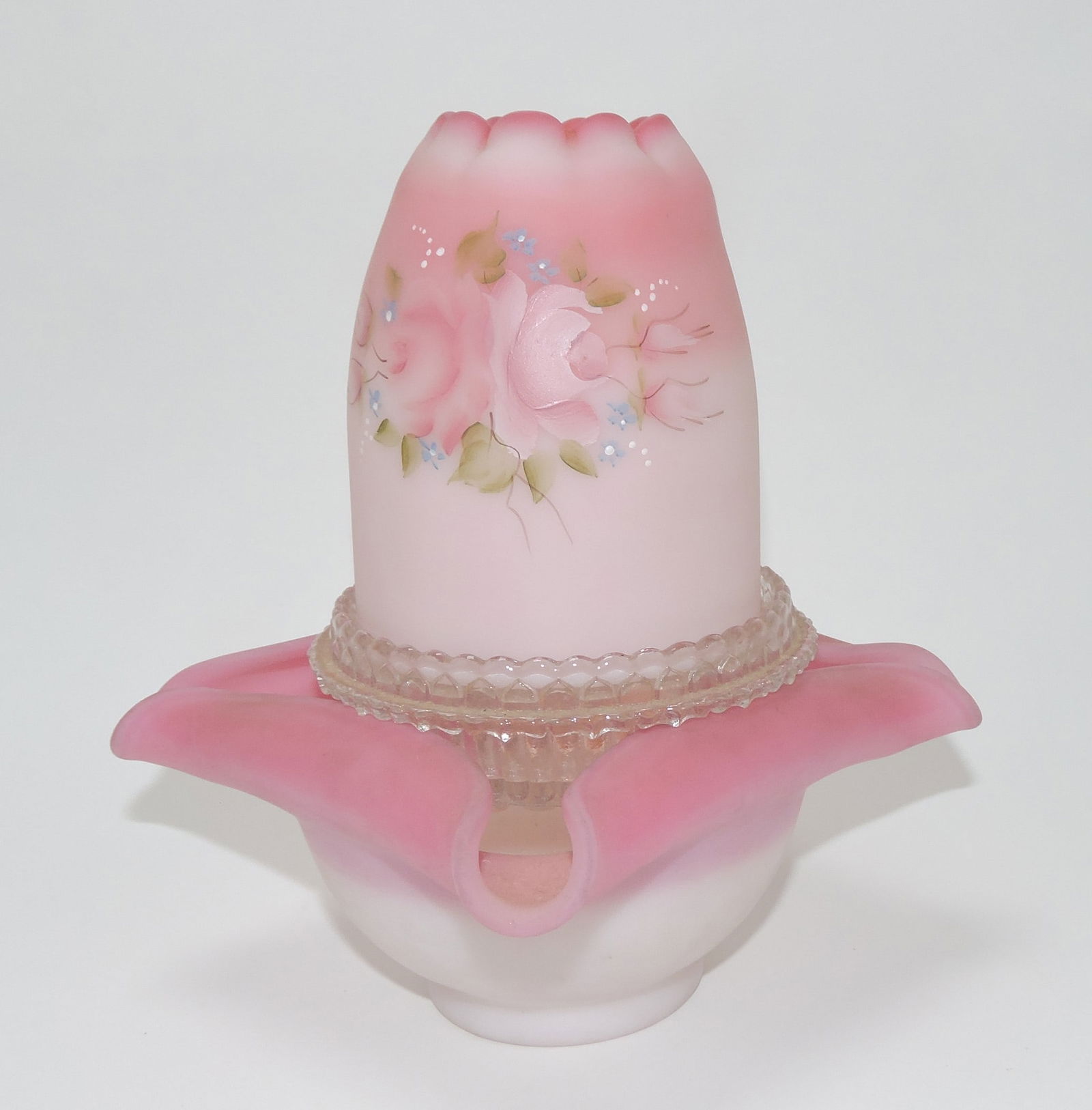 Fenton Rosalene fairy lamp (1 of 1)