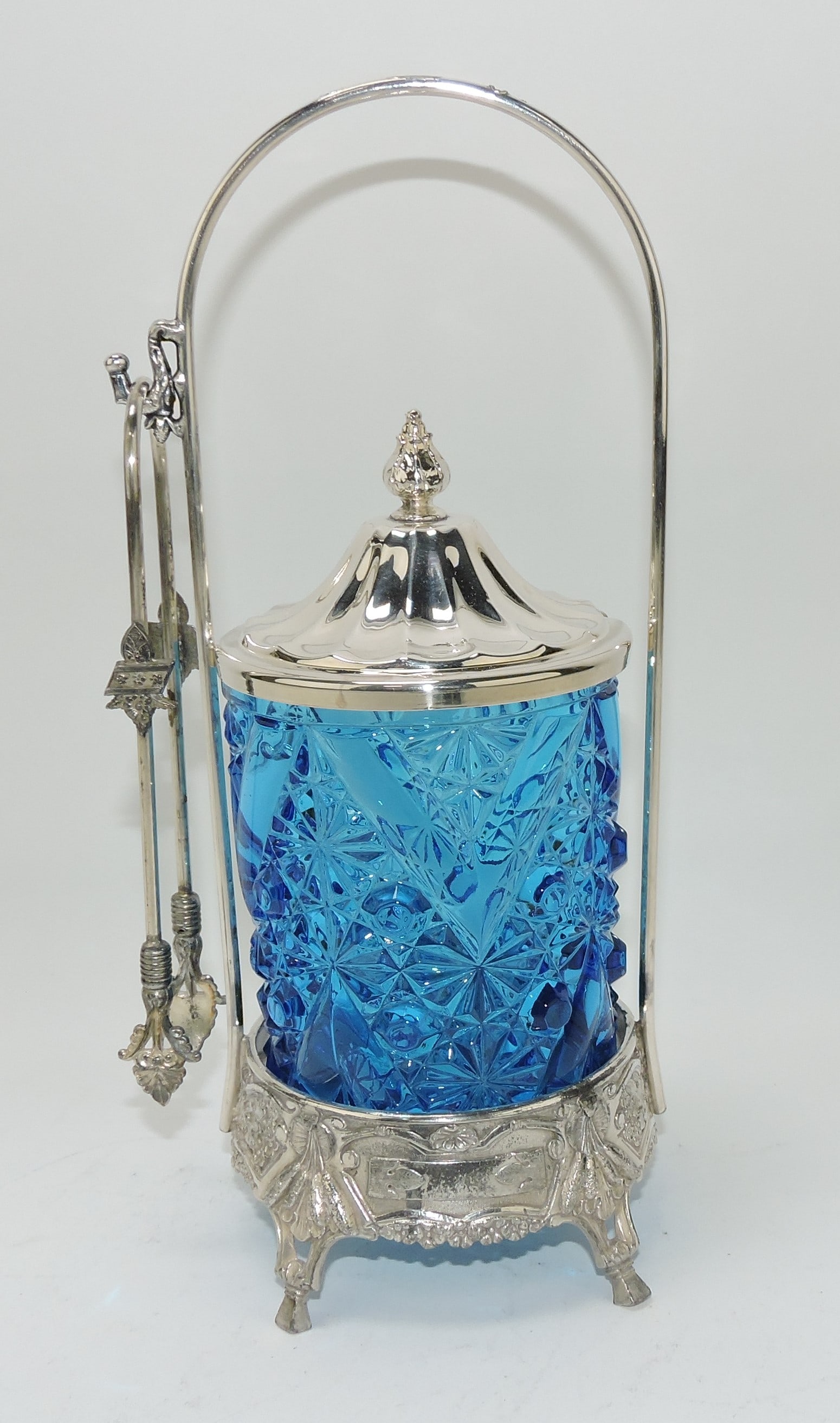 James Tuft silver plate pickle castor (1 of 1)