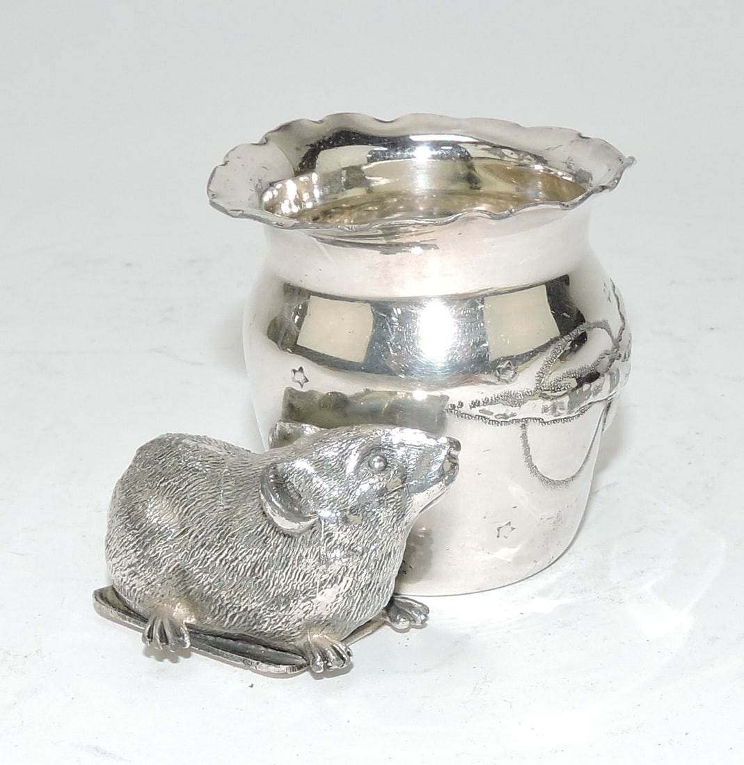 Derby silver plate figural toothpick (1 of 1)