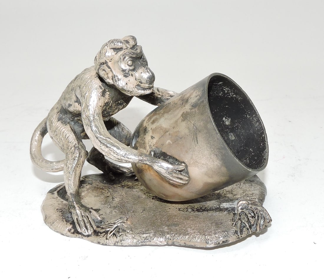 James Tuft silver plate figural toothpick (1 of 1)