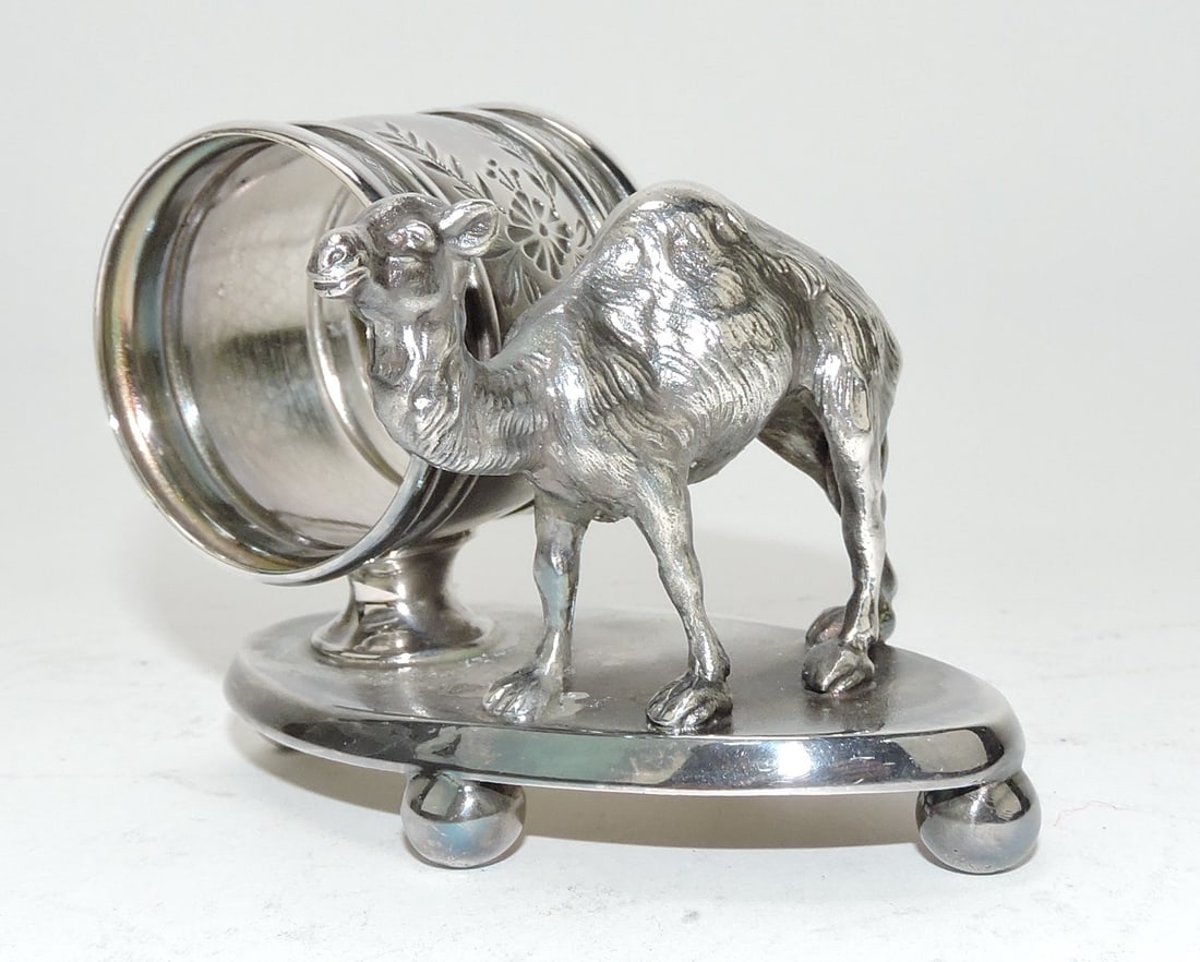 Roger Bros silver plate figural napkin (1 of 1)