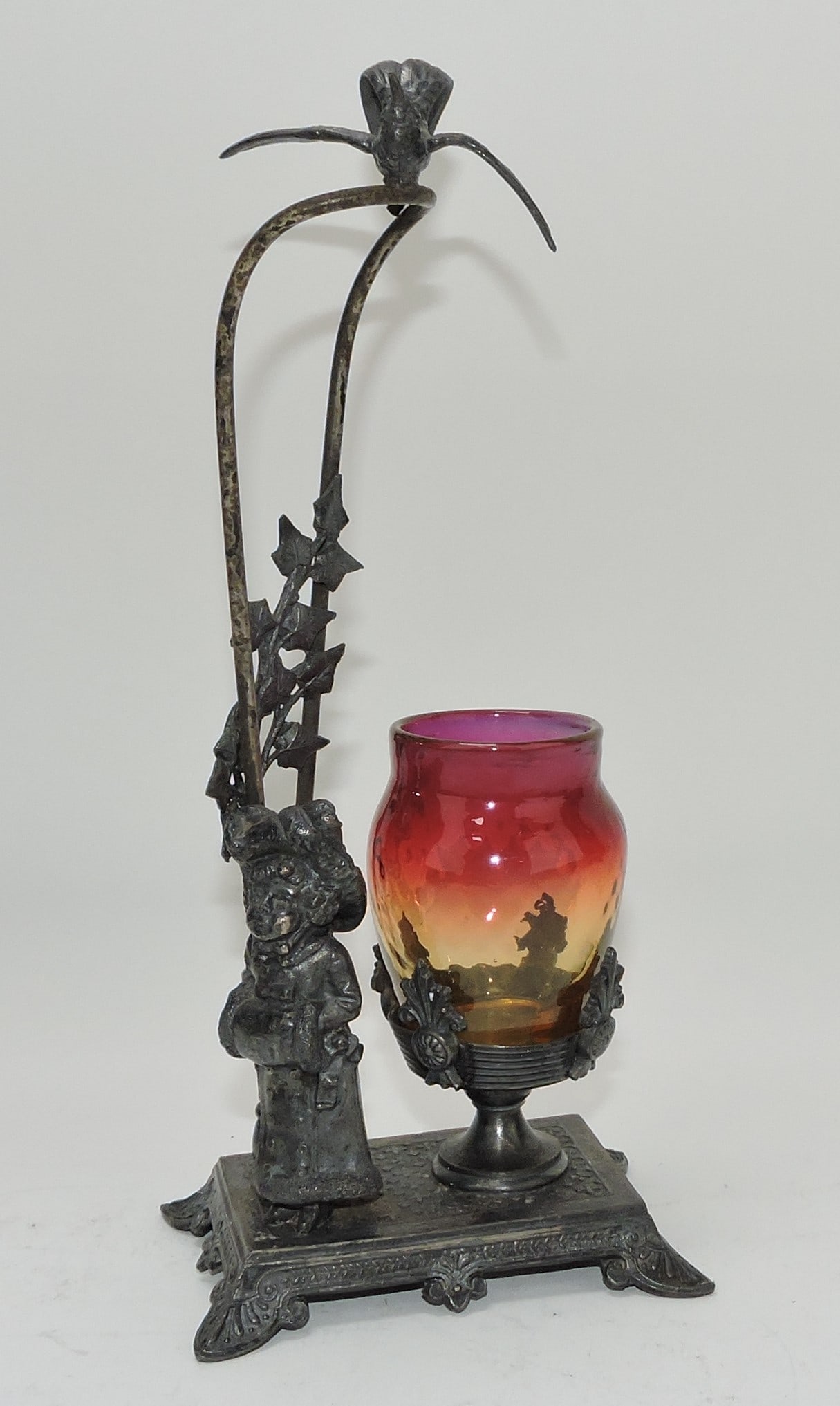 James Tuft silver plate holder with (1 of 1)