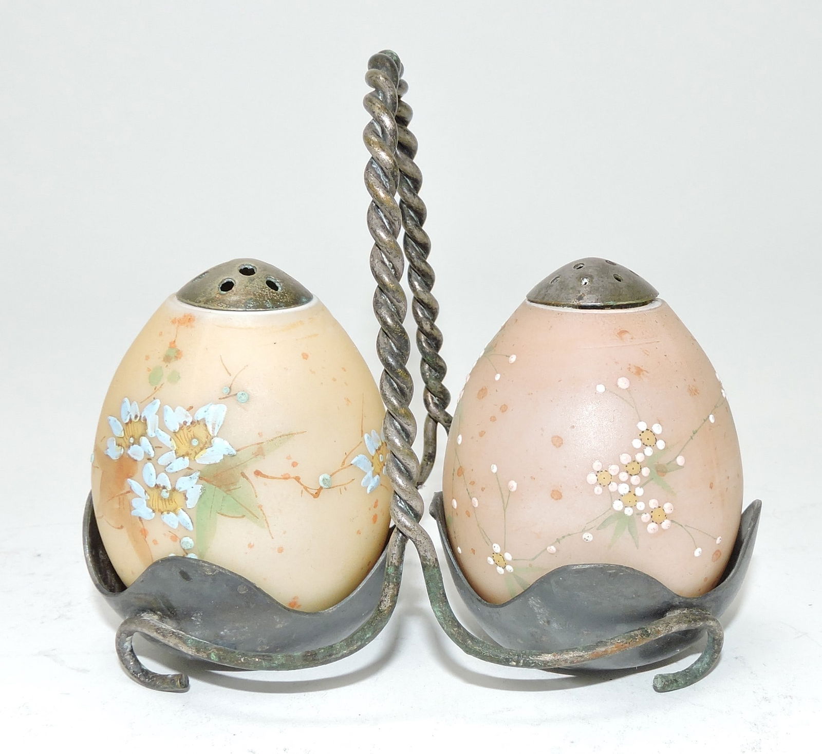 Mt. Washington ostrich egg pair of (1 of 1)