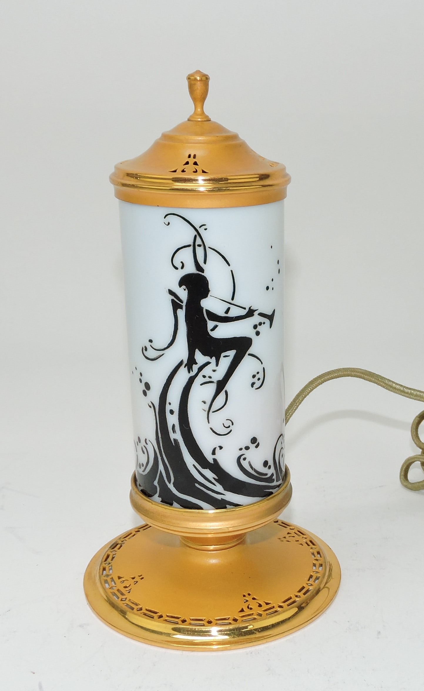 Devilbiss Art Deco perfume lamp, 8" (1 of 1)