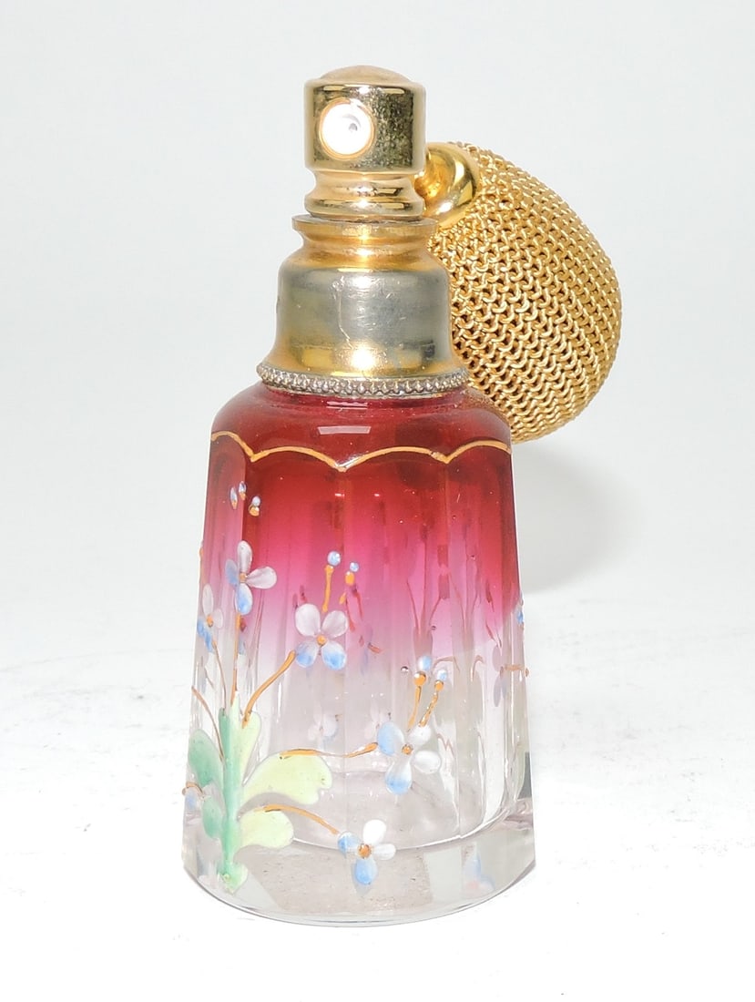 Rubina floral enameled perfume bottle (1 of 1)