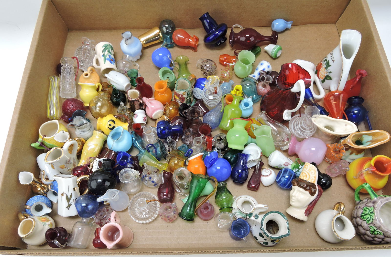 Large lot of miniature glass and ceramic (1 of 1)