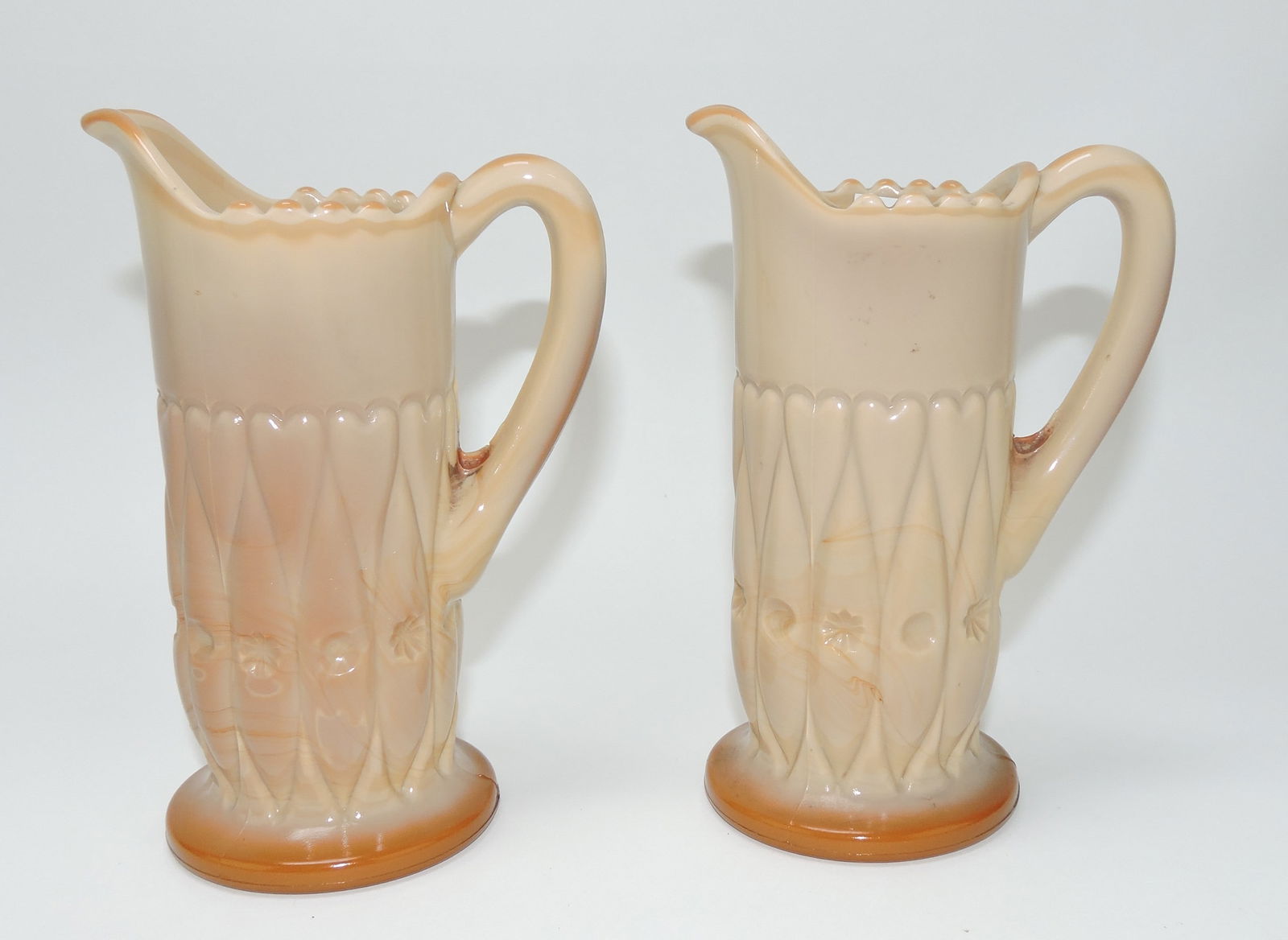 Greentown chocolate glass lot of 2 (1 of 1)