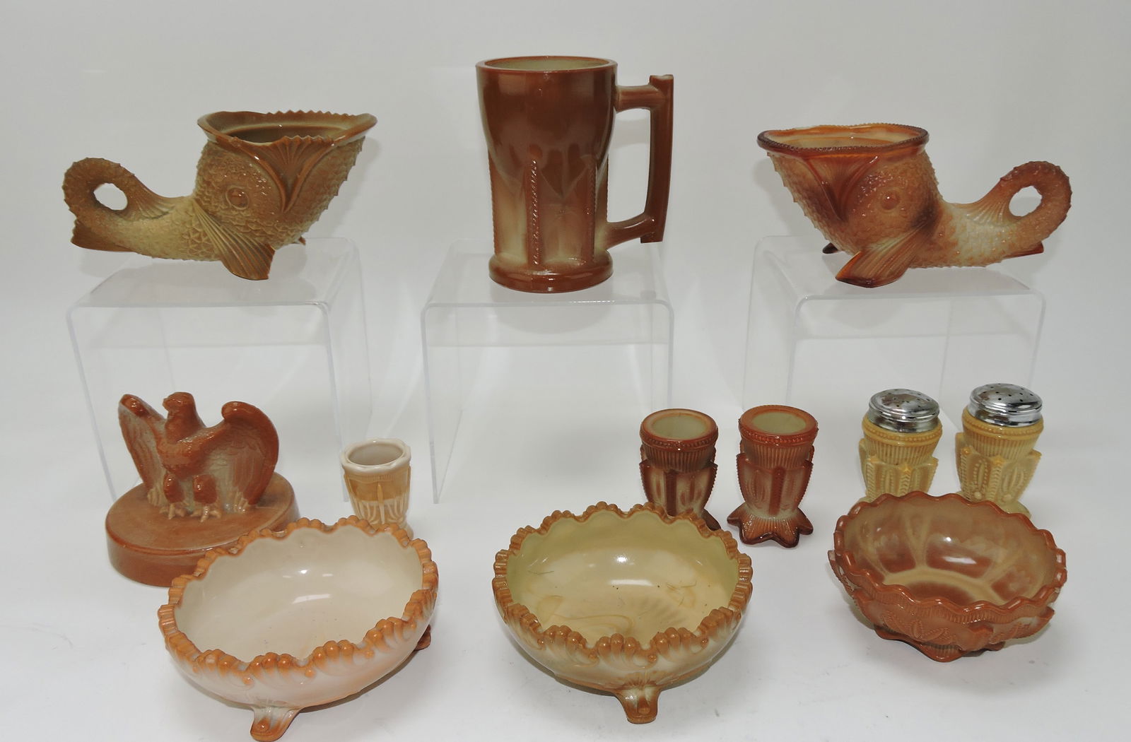 Chocolate glass lot of 12 pcs, various (1 of 1)