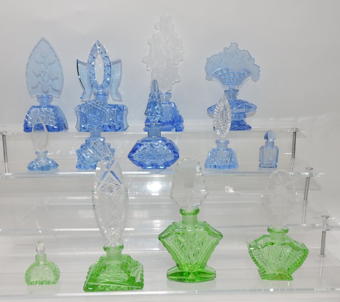 Czechoslovakia lot of 13 perfume bottles, (1 of 1)