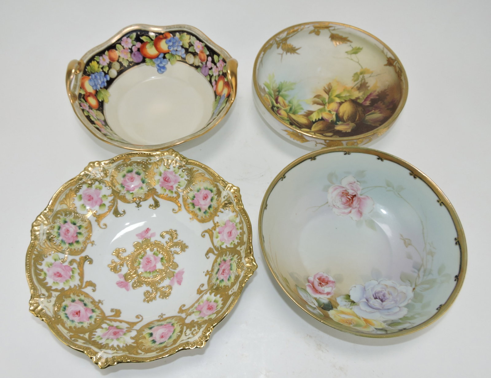 Nippon lot of 4 bowls: .
