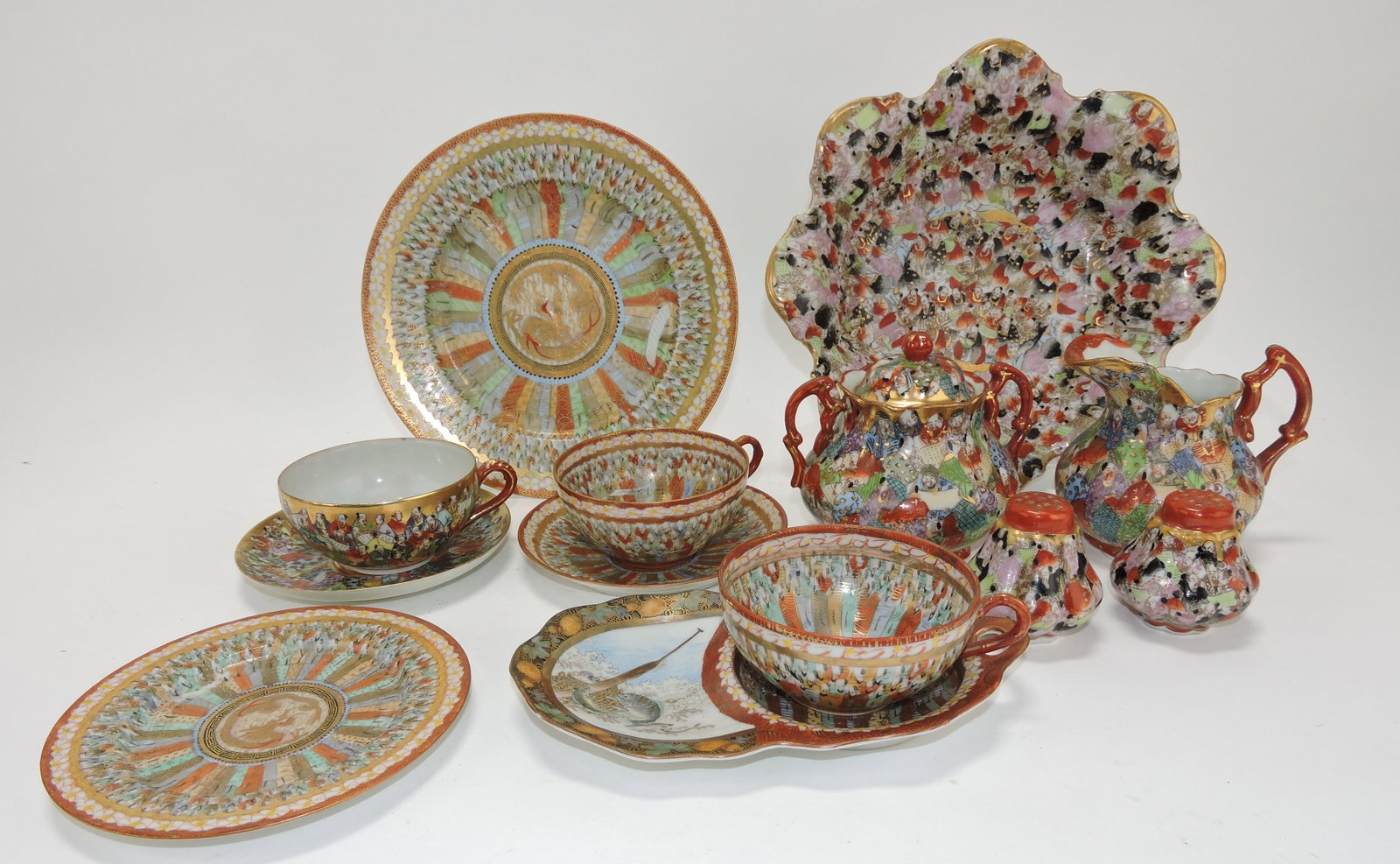 Oriental Thousand Faces lot of 10 pcs: .