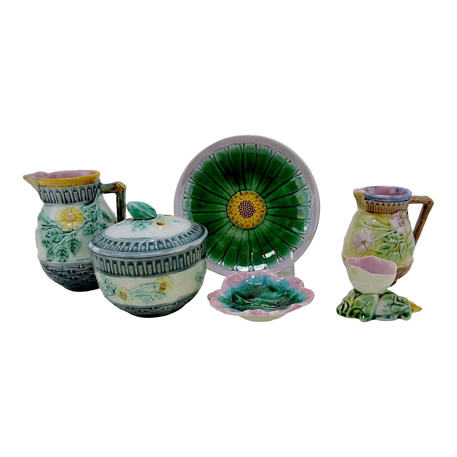 Etruscan majolica lot of 6 pieces: (1 of 1)