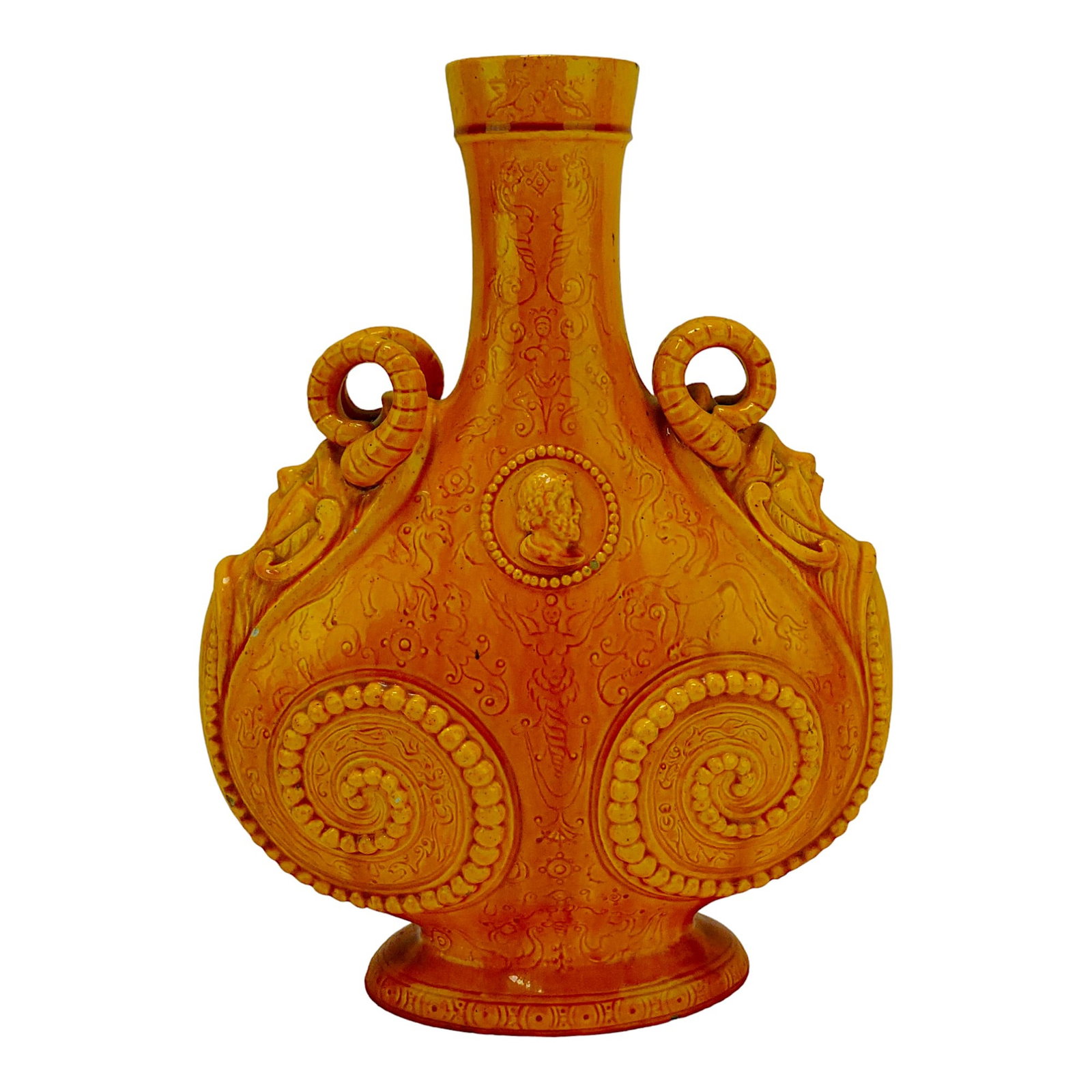 Gerbing & Stephen 12 1/2" moon flask: .