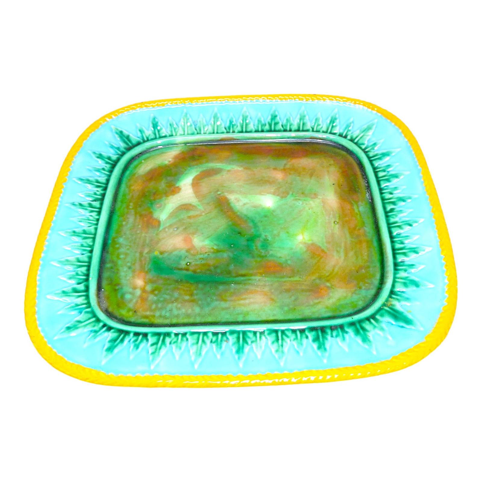 George Jones majolica sardine stand: .