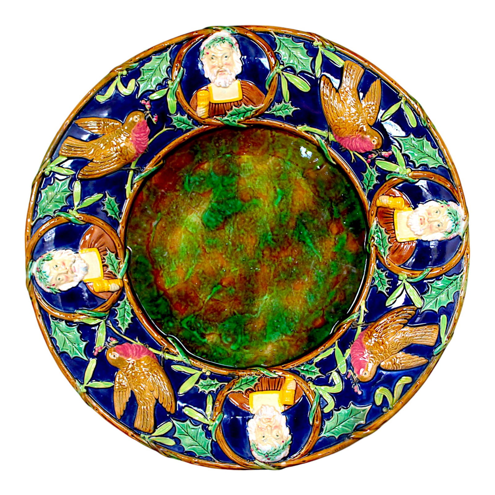 George Jones majolica Christmas (1 of 3)