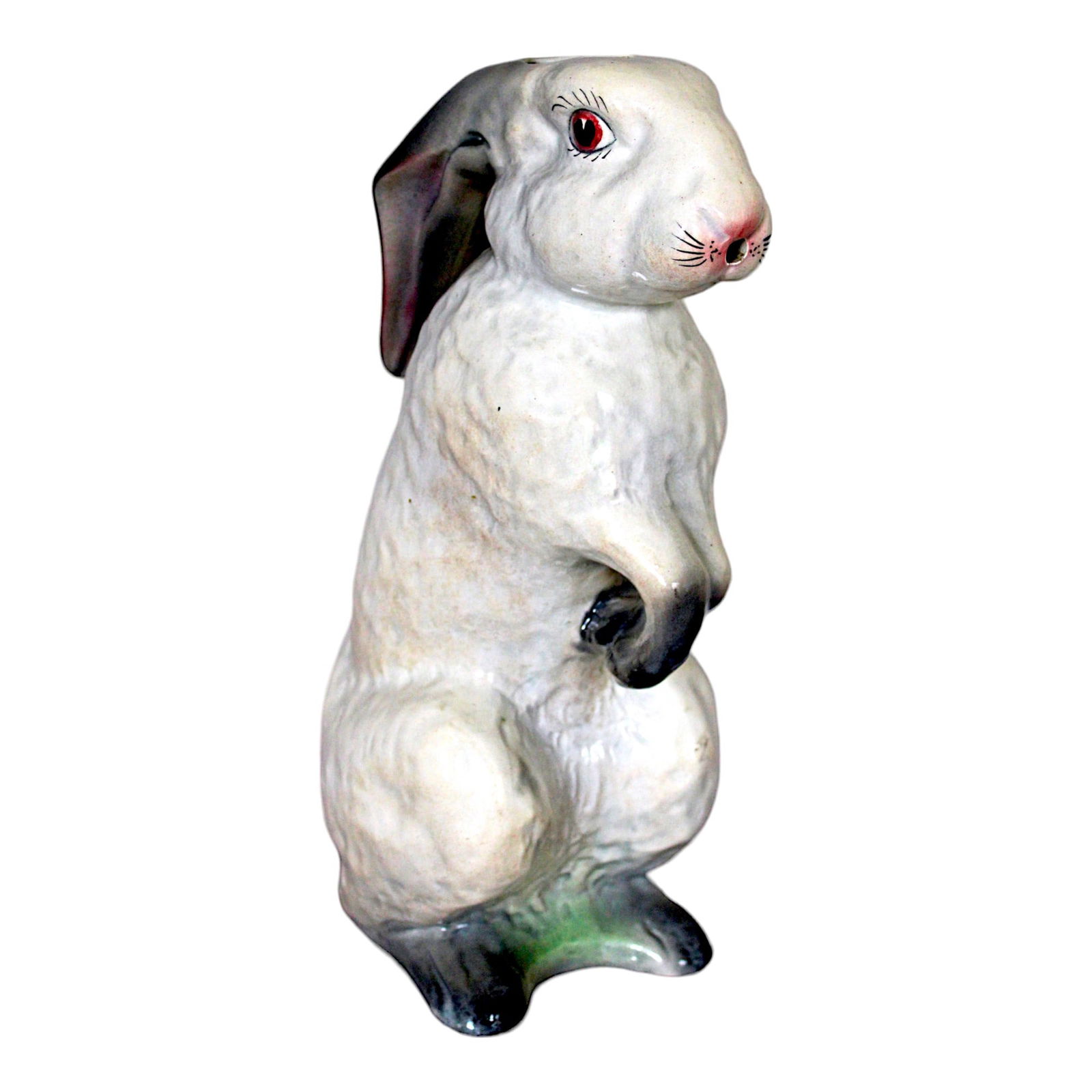 A rare St Clement figural majolica rabbit (1 of 5)