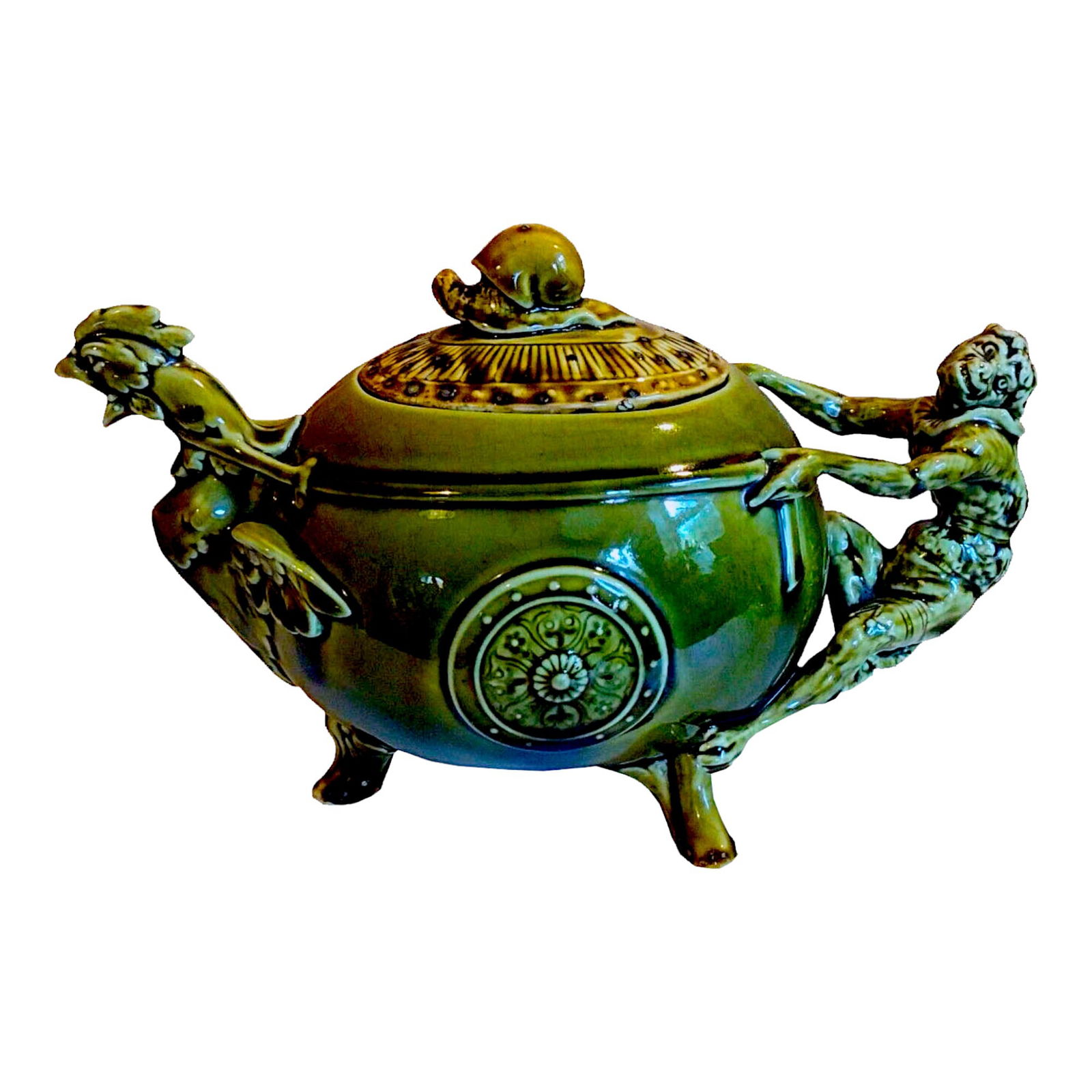 Rare Green Glaze Minton Majolica (1 of 1)