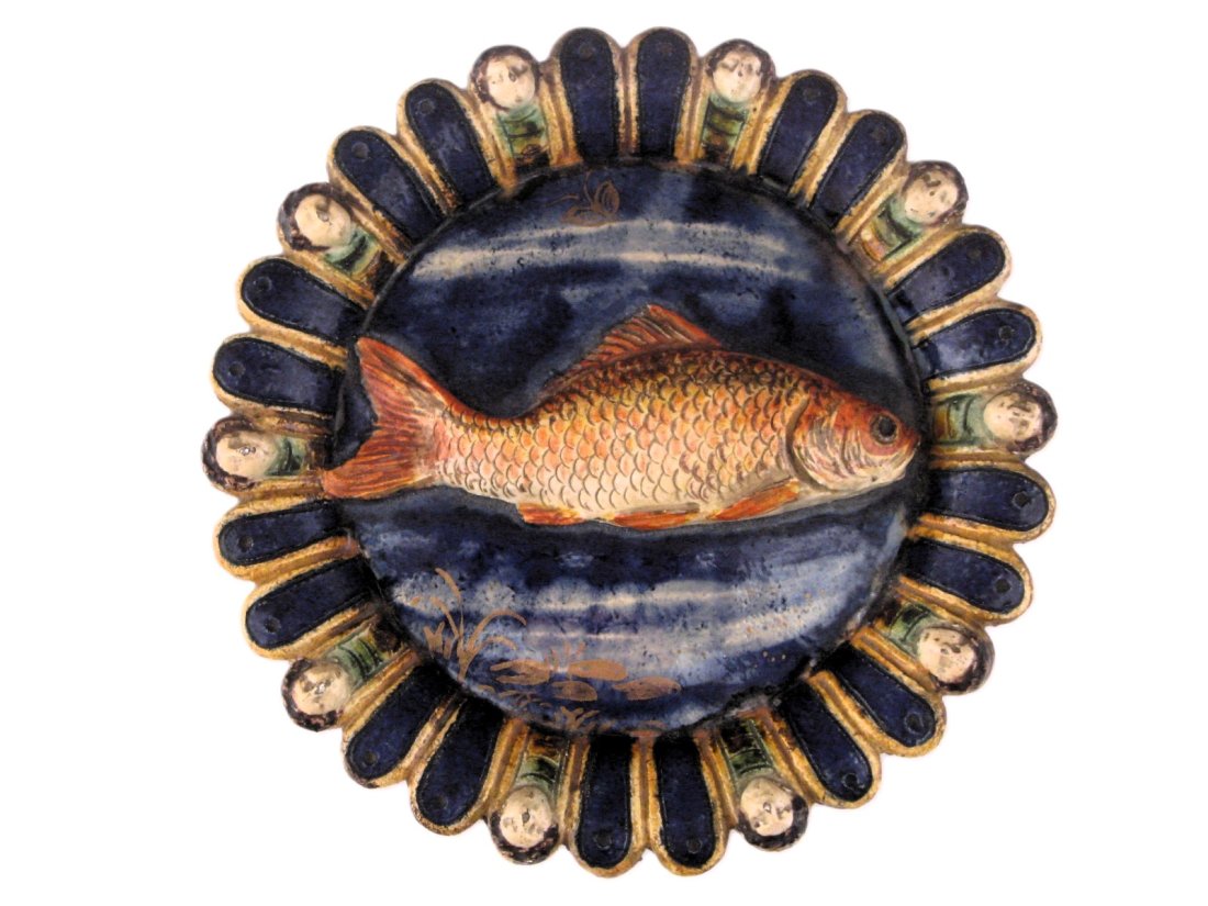 School of Tours French majolica Palissy (1 of 6)