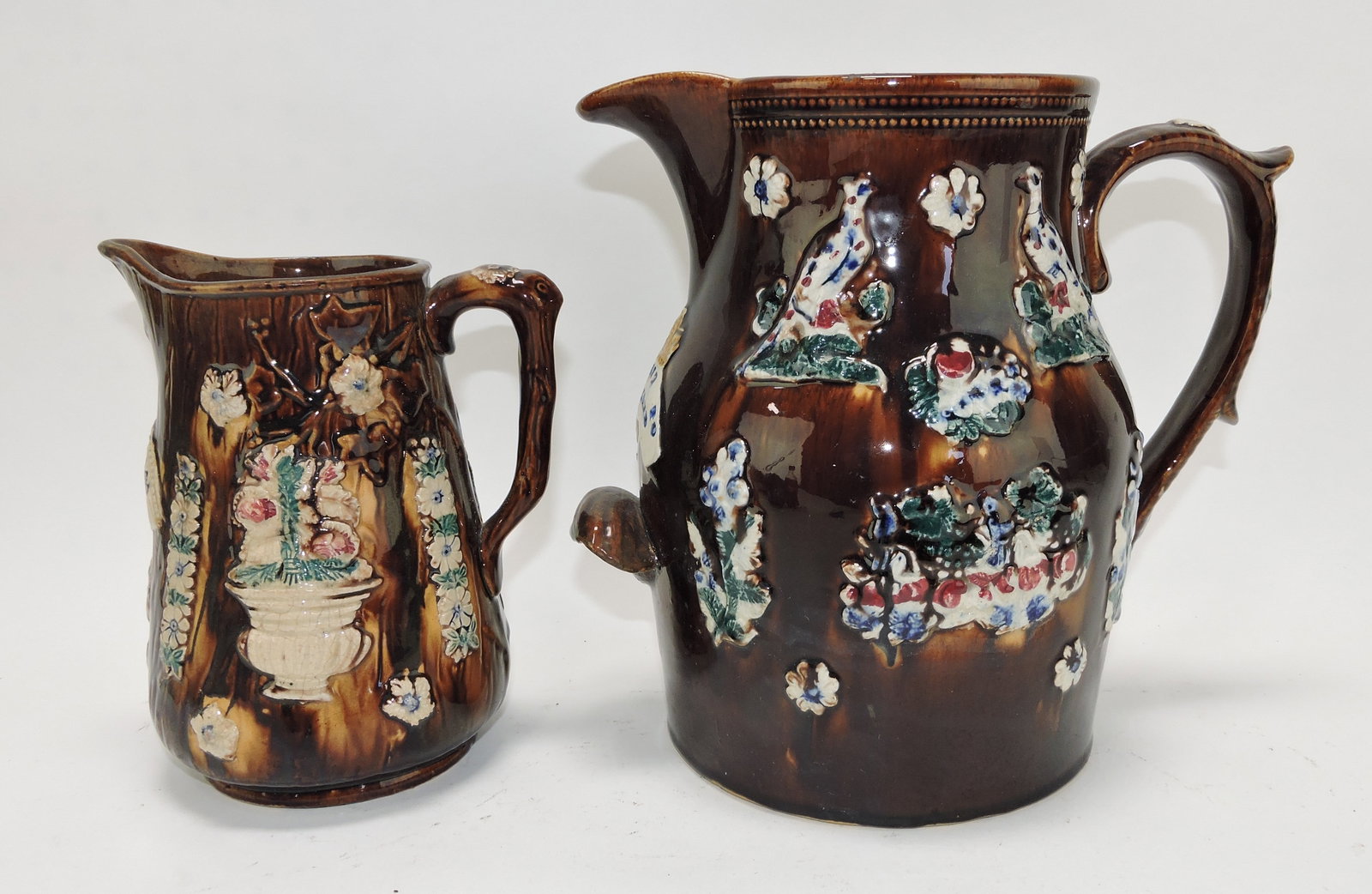 Bargeware lot of 2 pitchers, 8" & 10" (1 of 1)