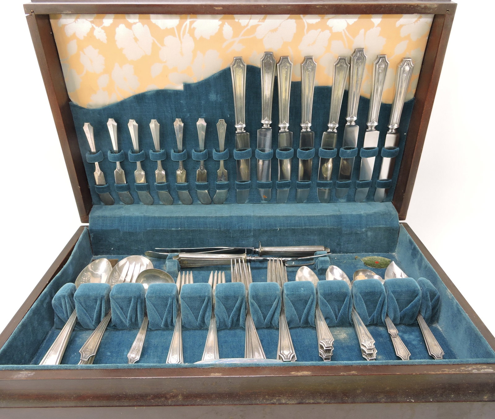 Sterling silver set of flatware, (1 of 4)