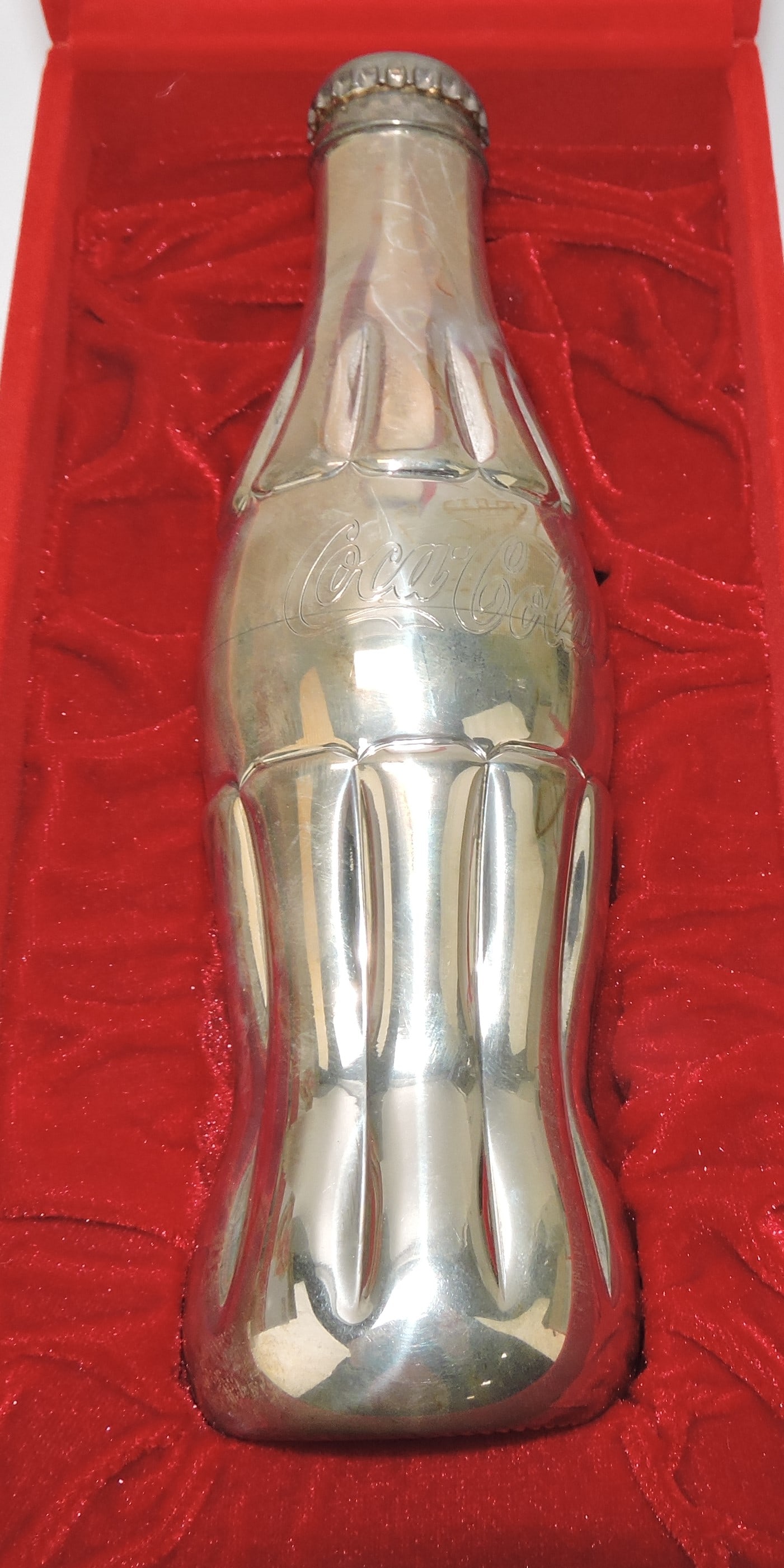 Sterling silver Coca Cola bottle 7.6ozt: .