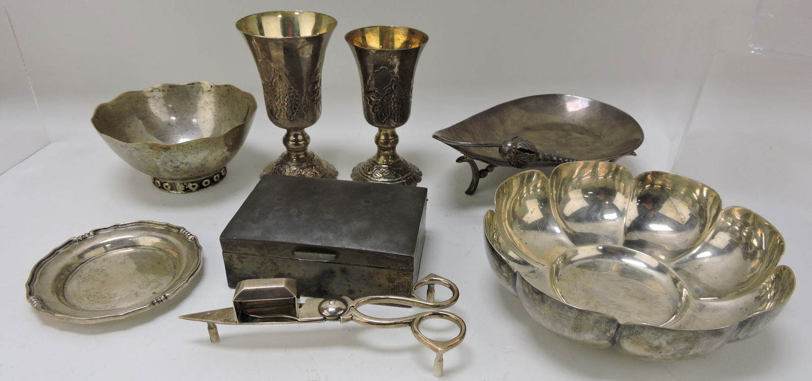 Mexico sterling silver lot of 8 items, (1 of 1)