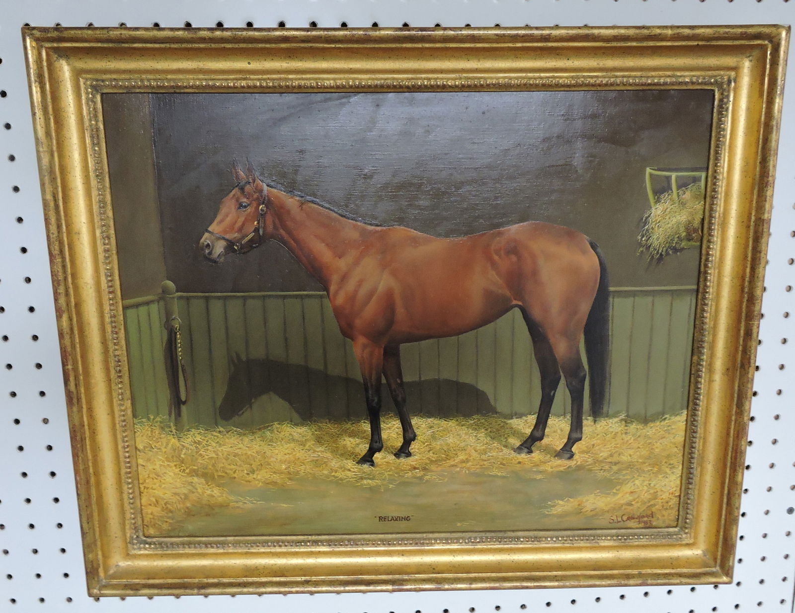 Oil on canvas 'Relaxing' by Susan L. (1 of 5)