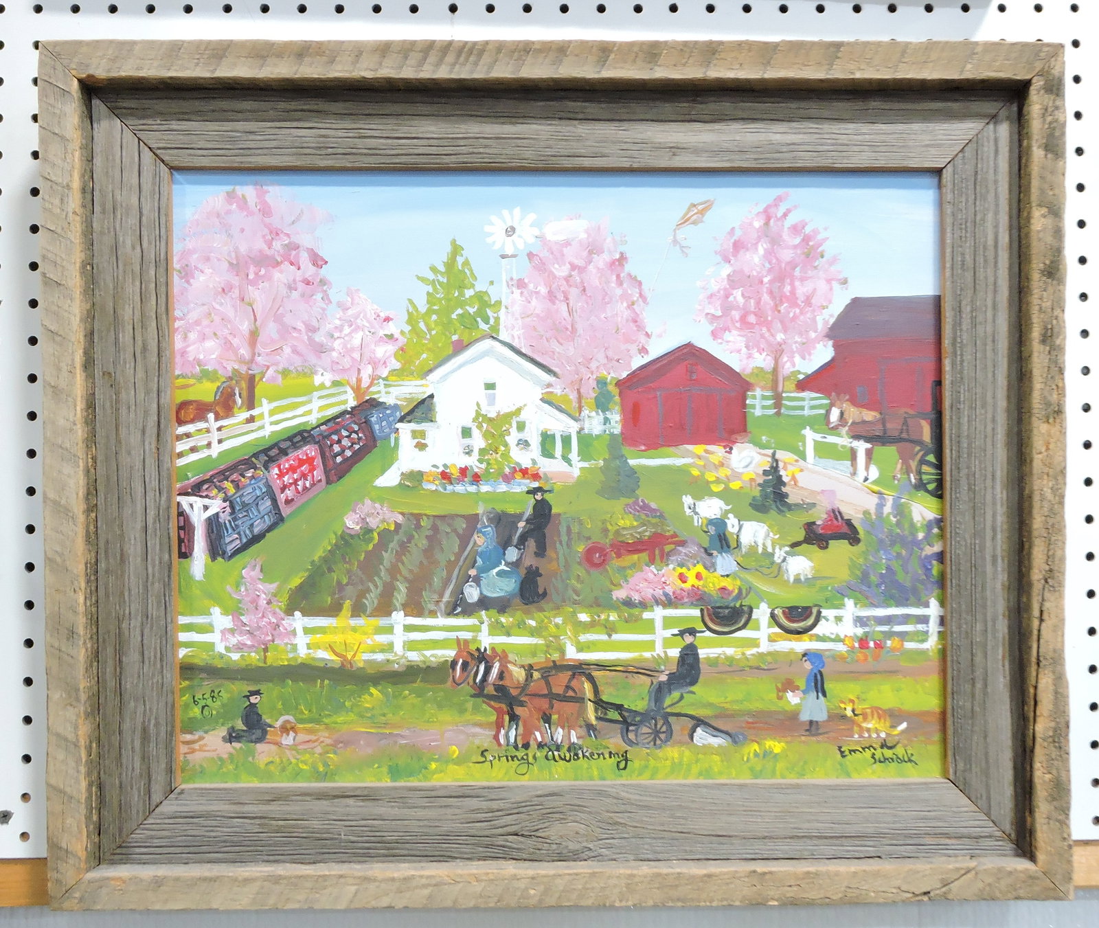 Painting on canvas Emma Schrock, (1 of 3)