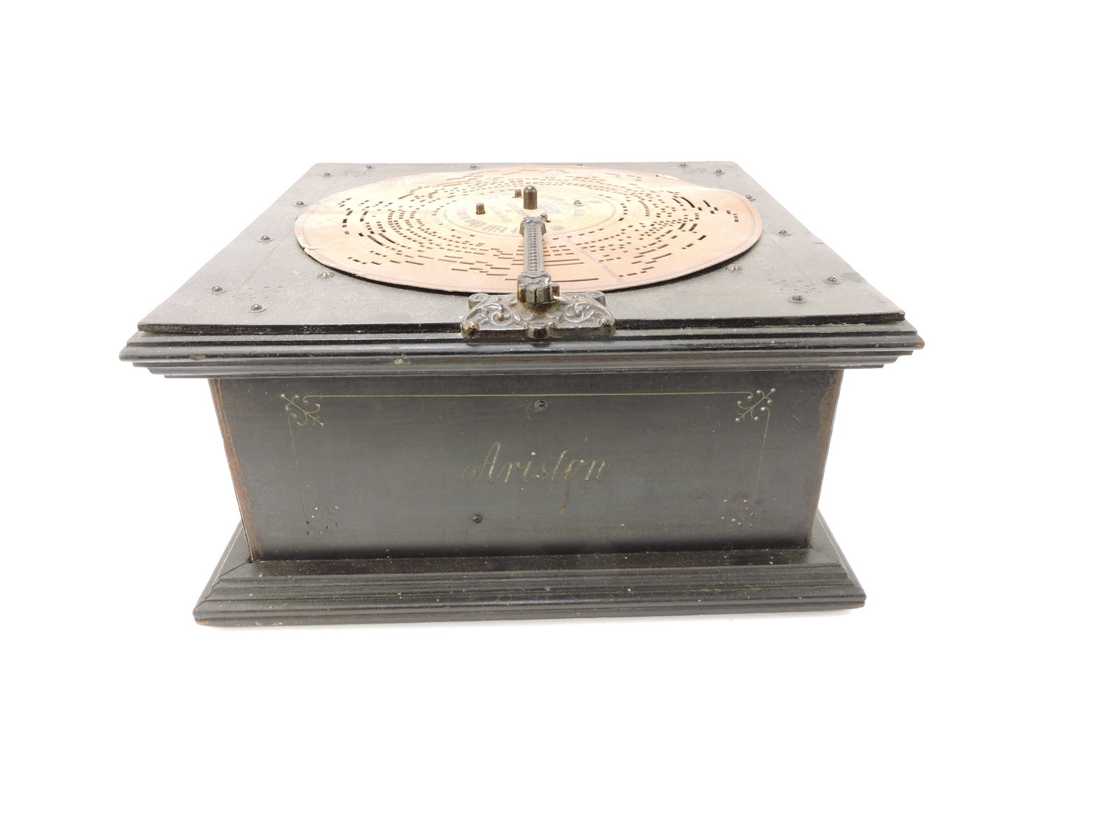 Ariston Victorian Music Player Organette: with 21 - 13" cardboard discs