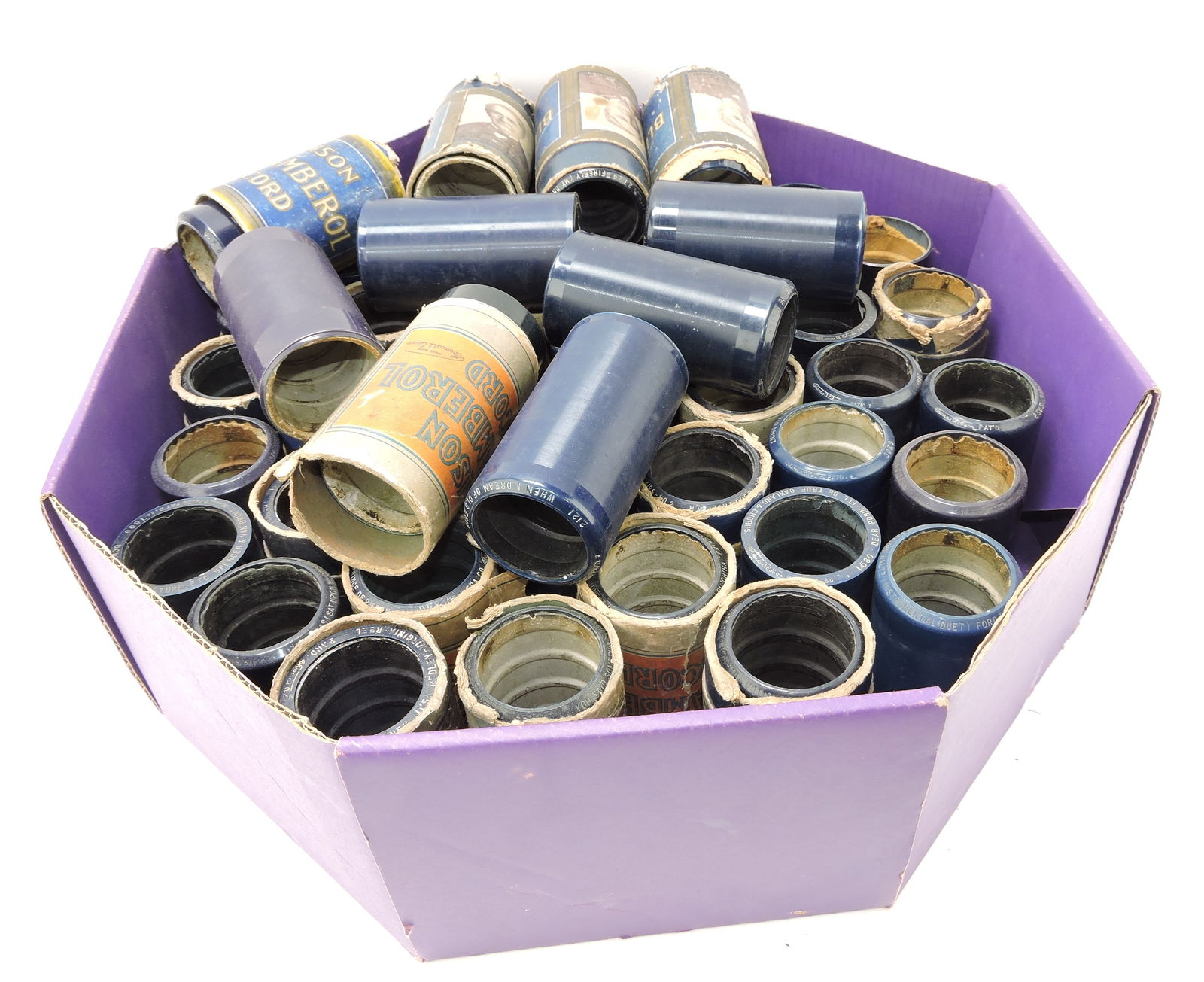 Box of Edison phonograph cylinders (1 of 1)