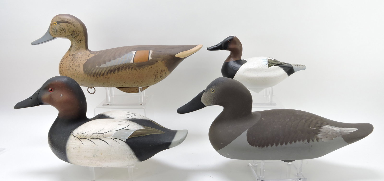 Lot of 4 modern duck decoys: (1 of 5)