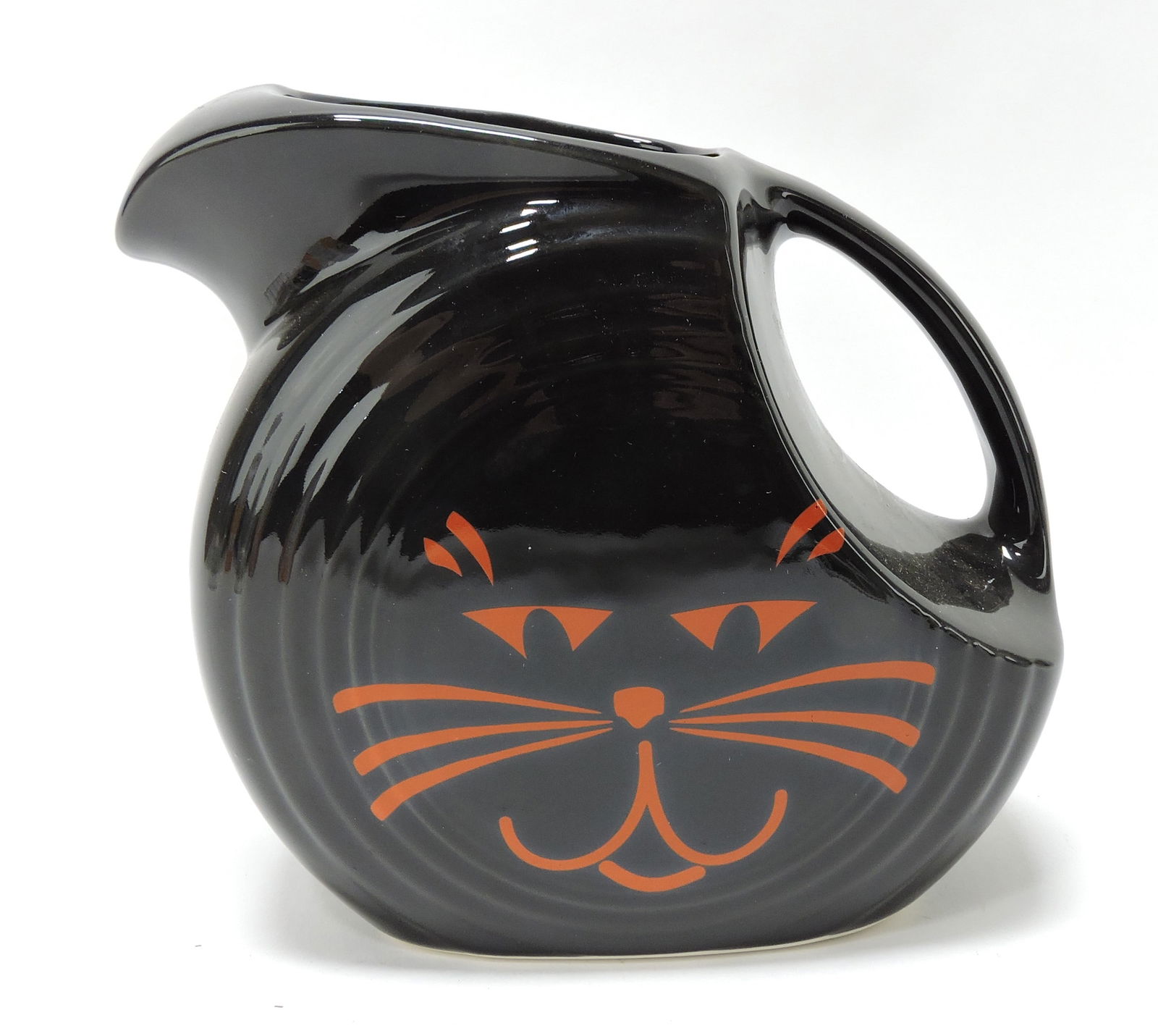 Fiesta Post 86 disc water pitcher, Black Cat (1 of 1)