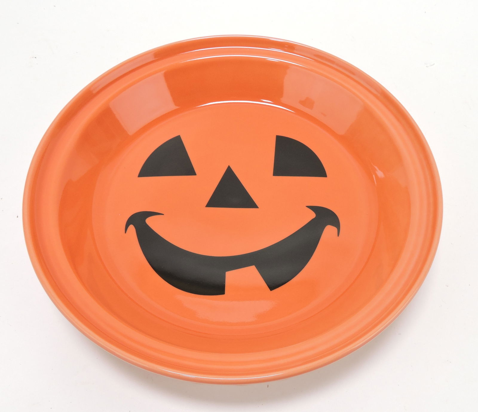 Fiesta Post 86 pie plate, persimmon, (1 of 1)