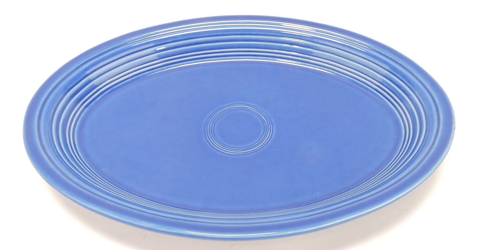 Fiesta Post 86 sapphire 13 1/2" oval (1 of 1)