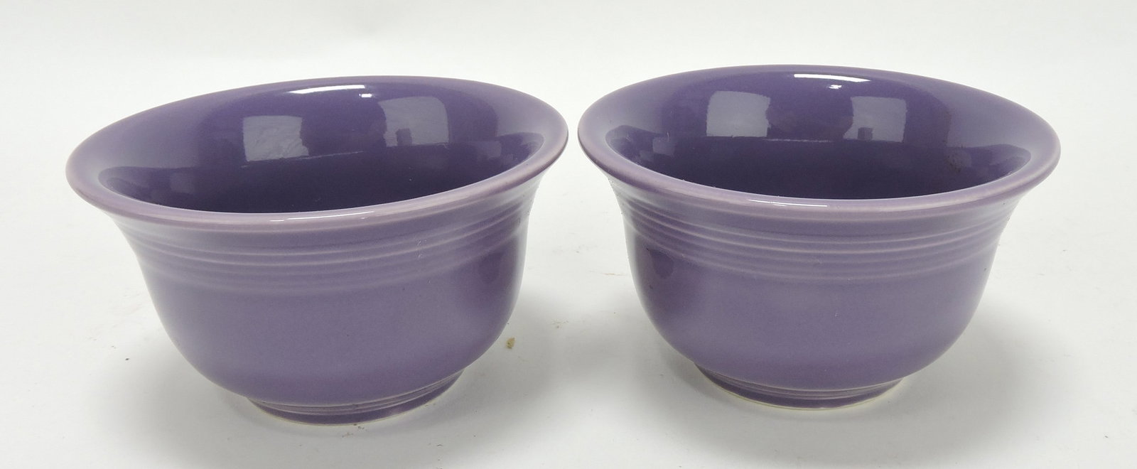 Fiesta Post 86 lot of 2 lilac bouillon cups: .