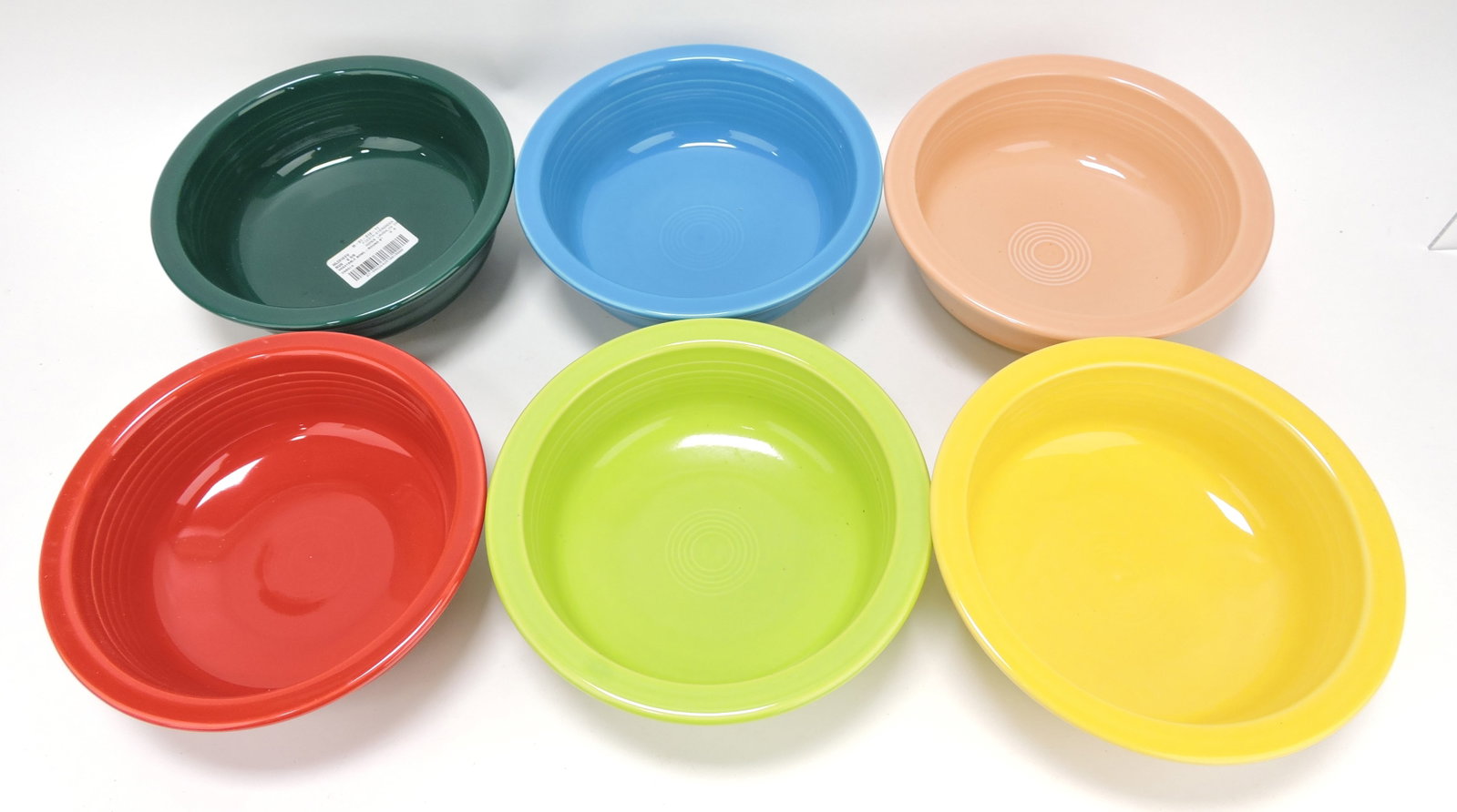 Fiesta Post 86 lot of 6 - 8 1/2" bowls,: different colors