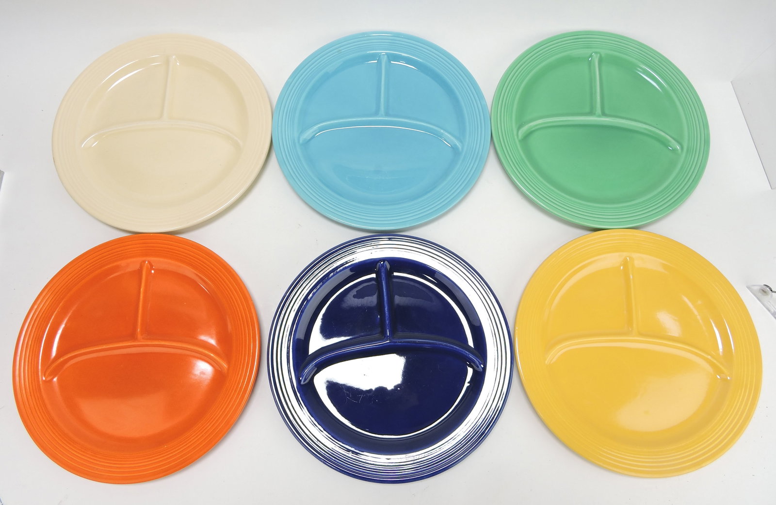 Fiesta 10 1/2" compartment plate group, (1 of 1)